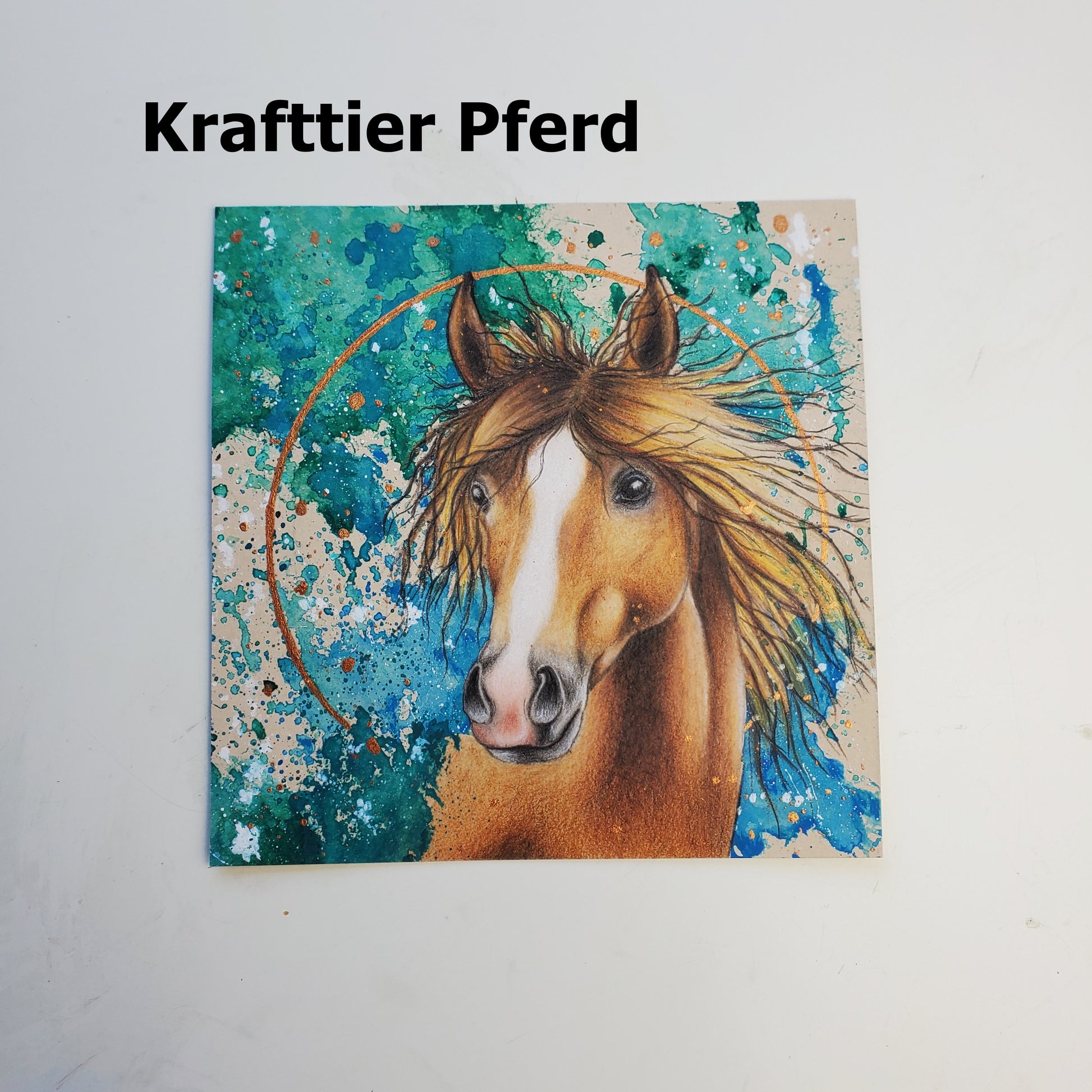 Individuelle Anfertigung - Gemaltes Krafttierbild
