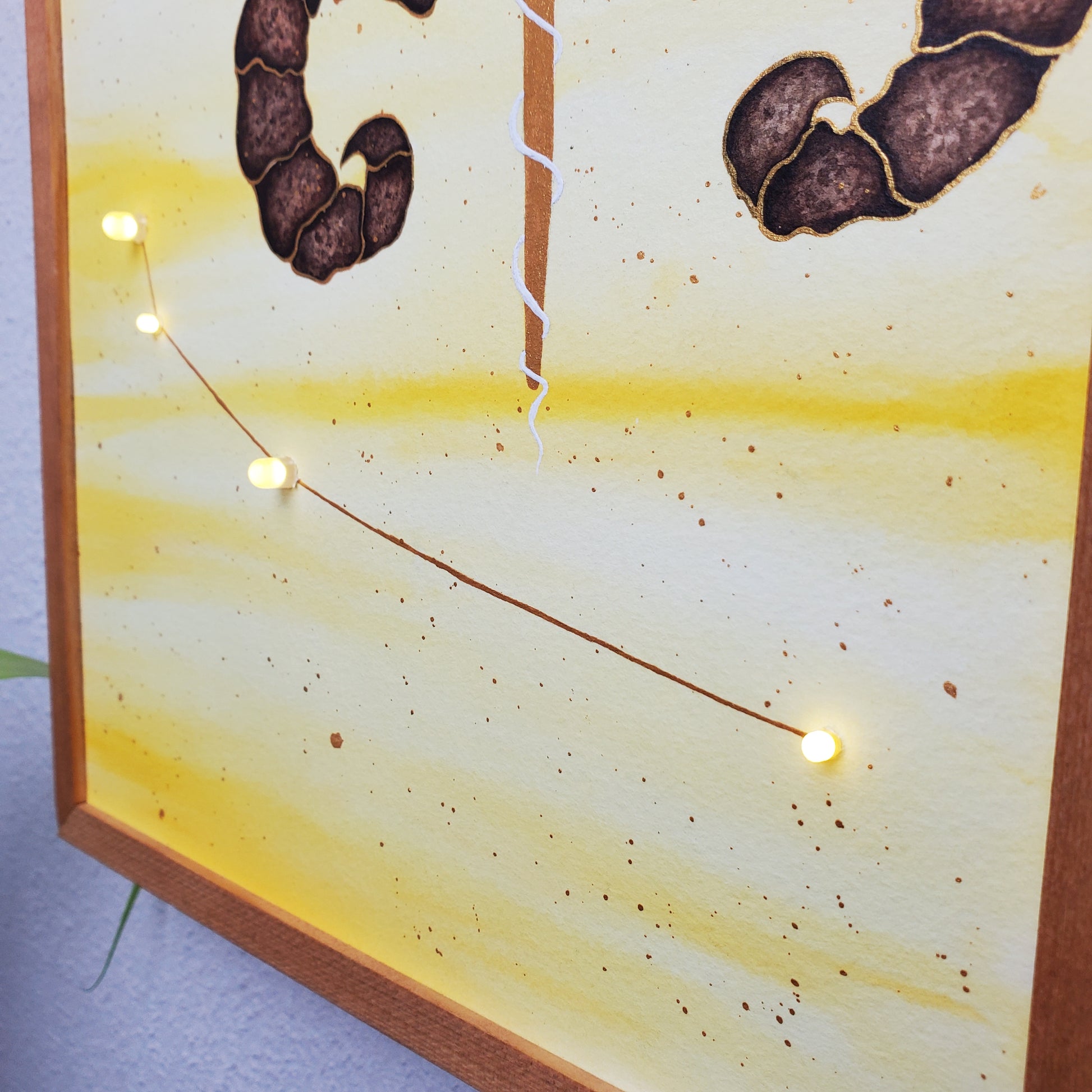 Individuelle Anfertigung - Leuchtendes Sternzeichenbild