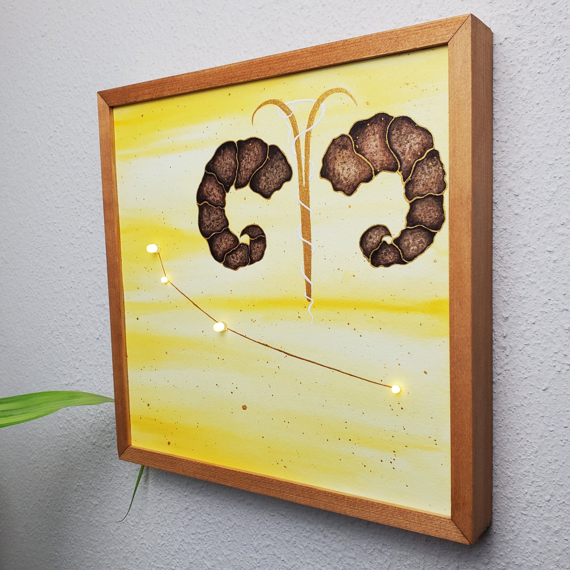 Individuelle Anfertigung - Leuchtendes Sternzeichenbild