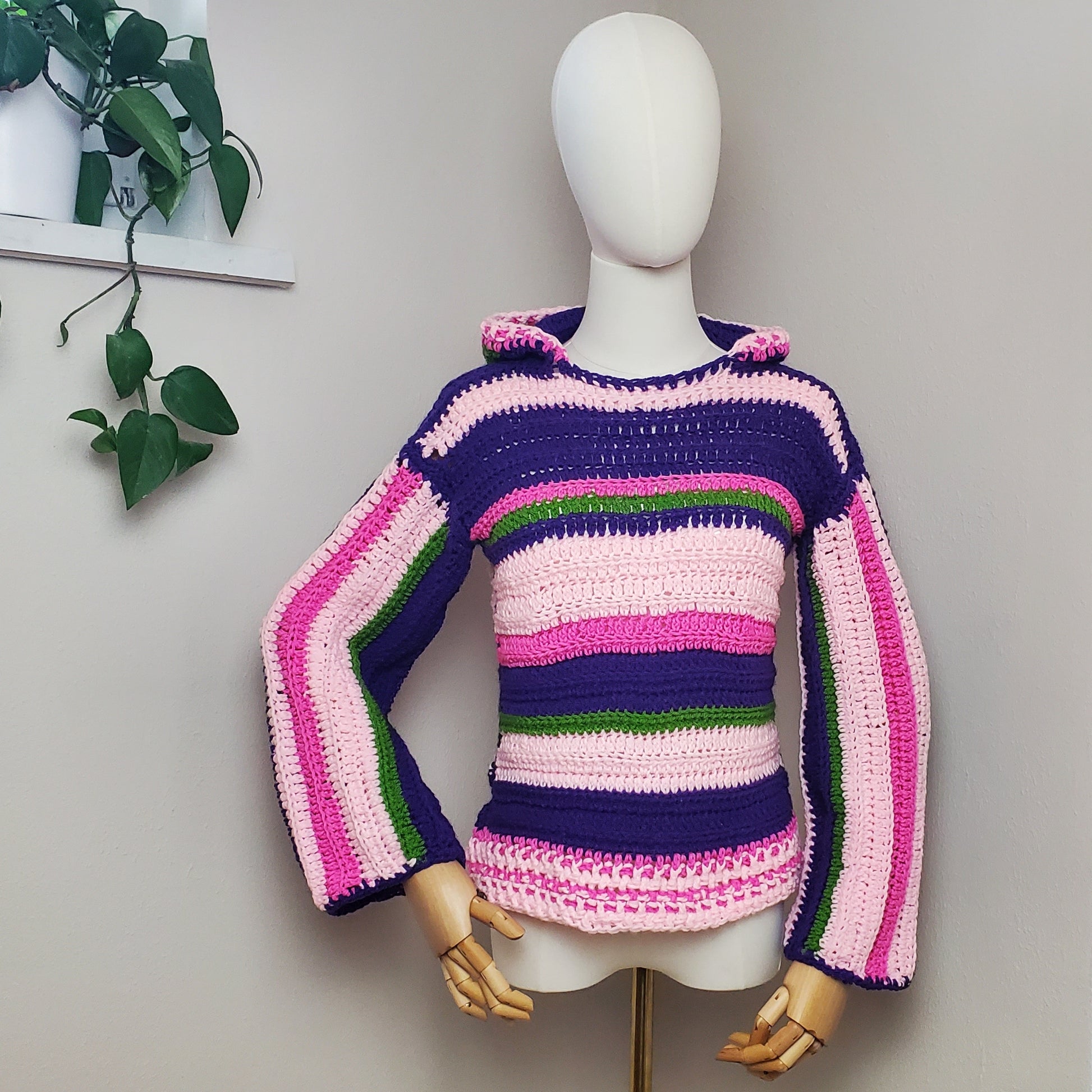 Gehäkelter Pullover