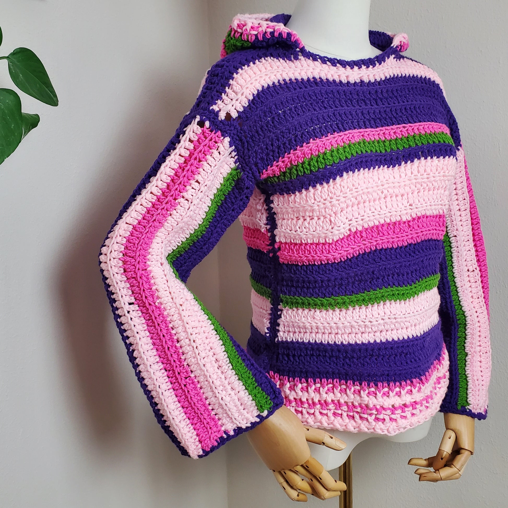 Gehäkelter Pullover