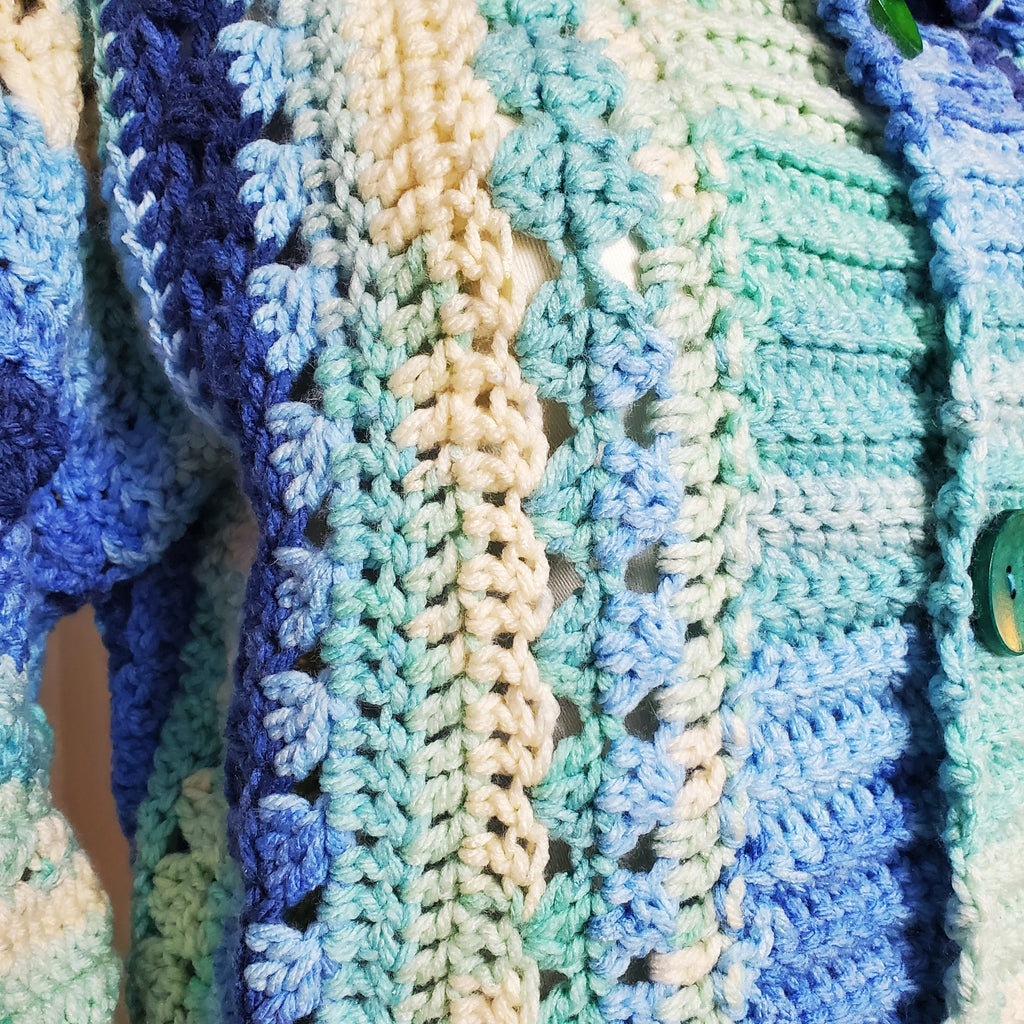 Gehäkelter Cardigan 'Traumfänger'