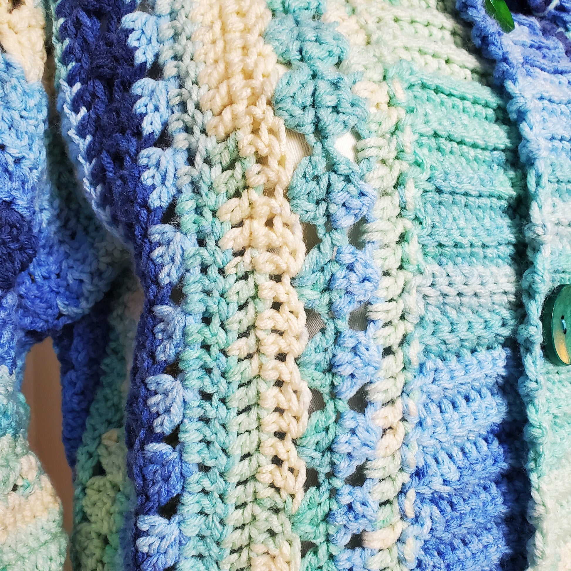 Gehäkelter Cardigan 'Traumfänger'
