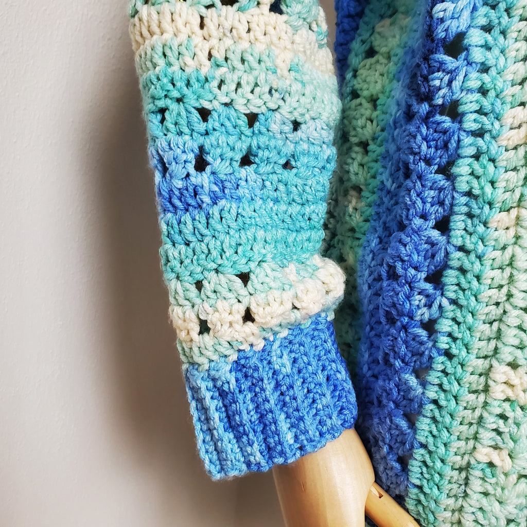 Gehäkelter Cardigan 'Traumfänger'