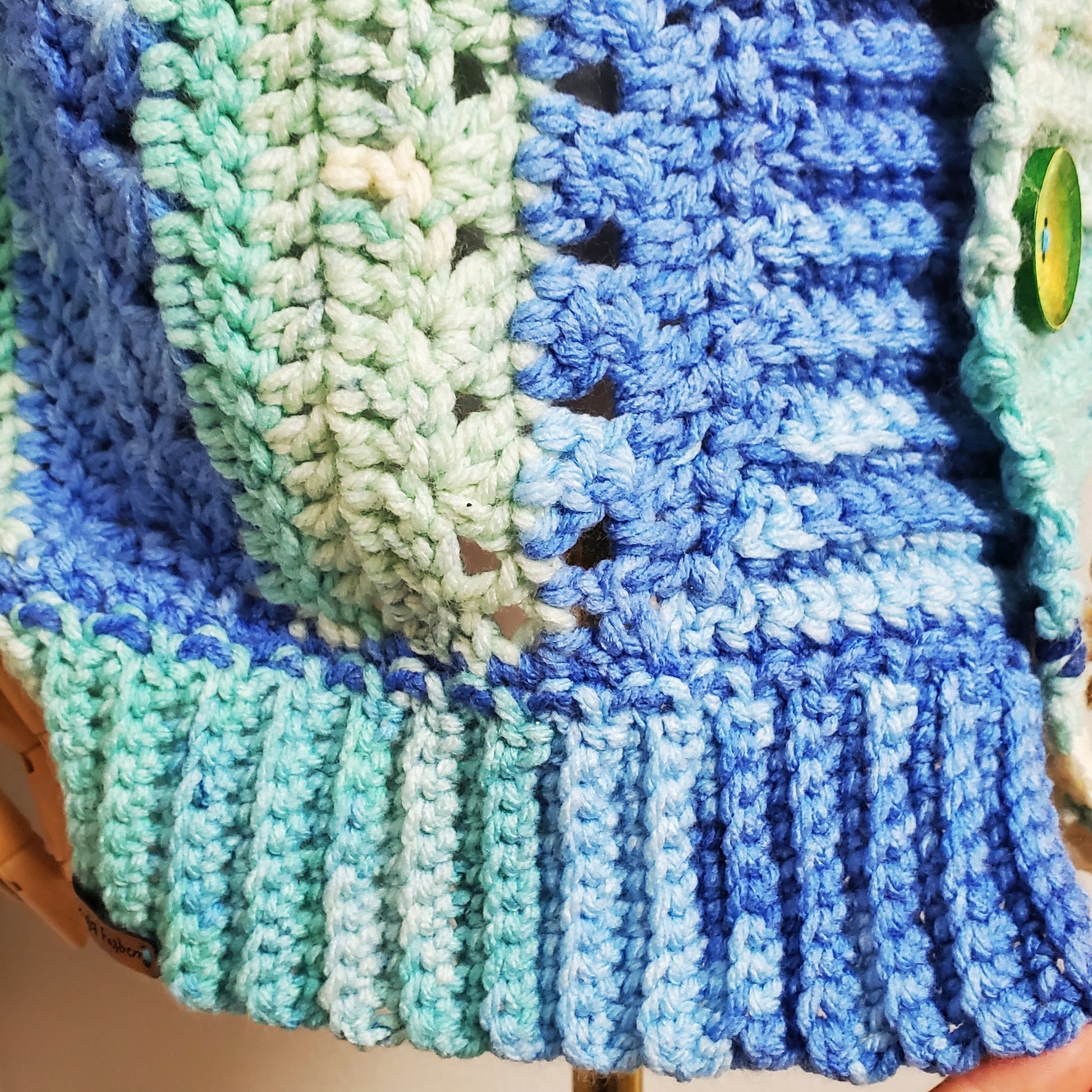 Gehäkelter Cardigan 'Traumfänger'