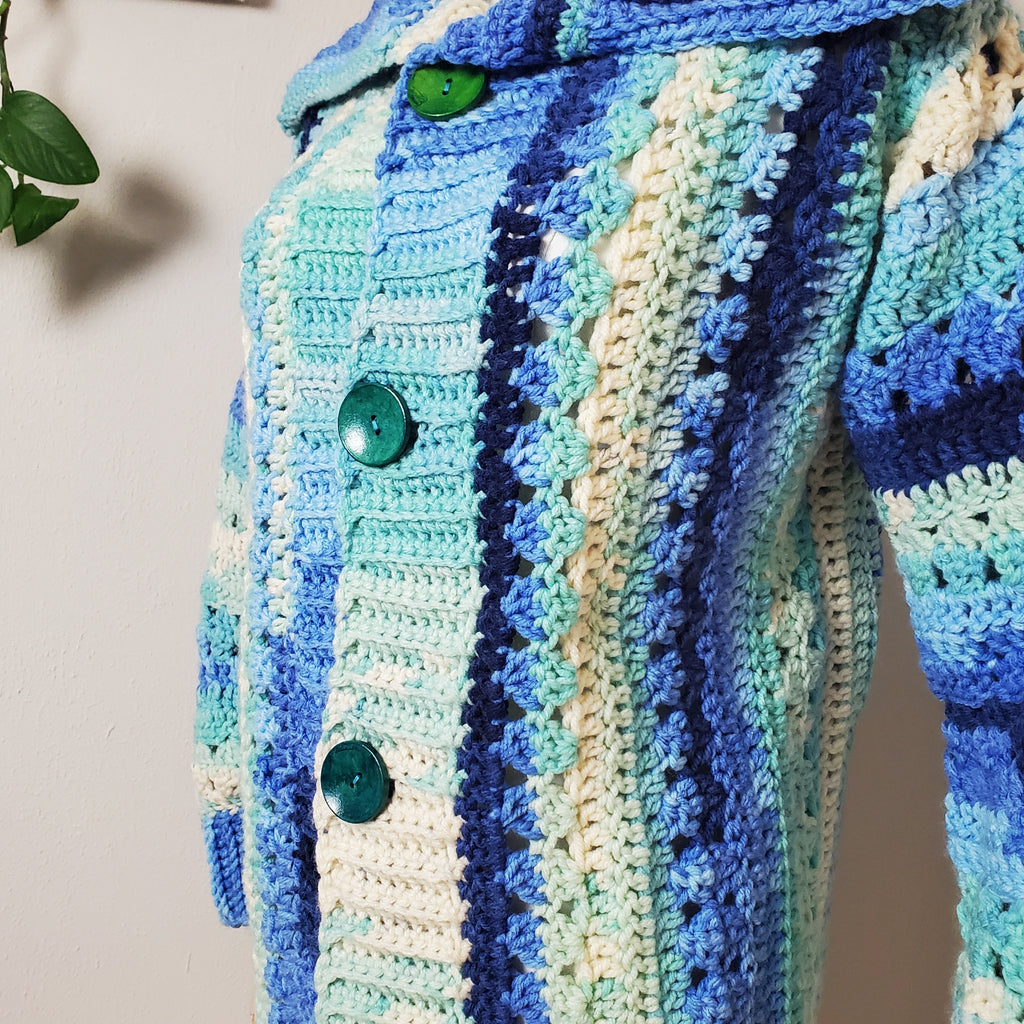 Gehäkelter Cardigan 'Traumfänger'