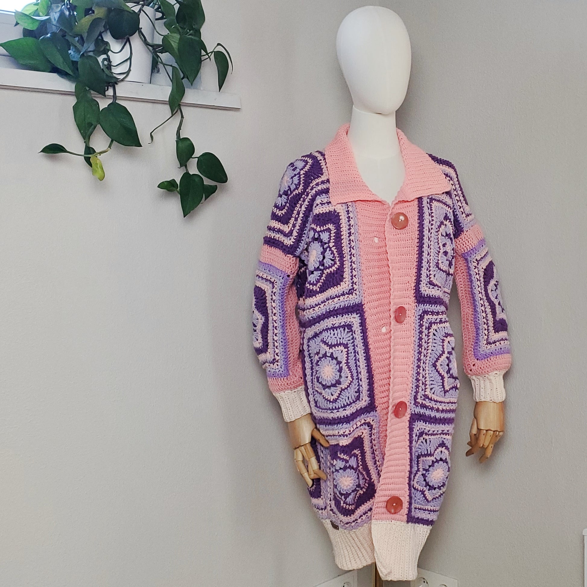 Gehäkelter Cardigan