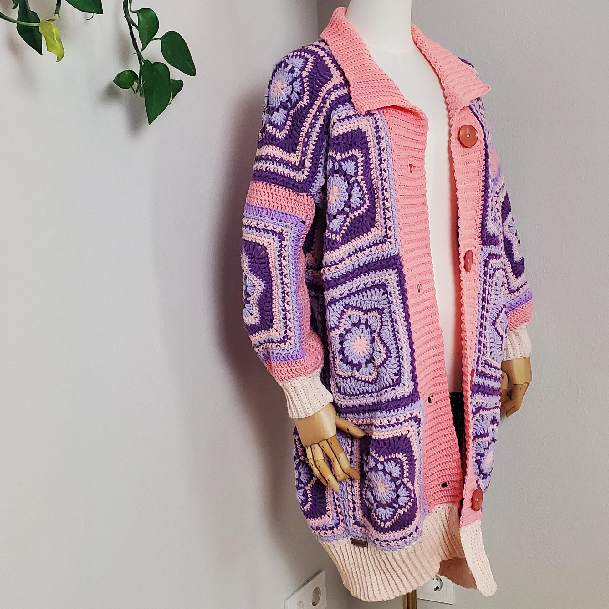 Gehäkelter Cardigan