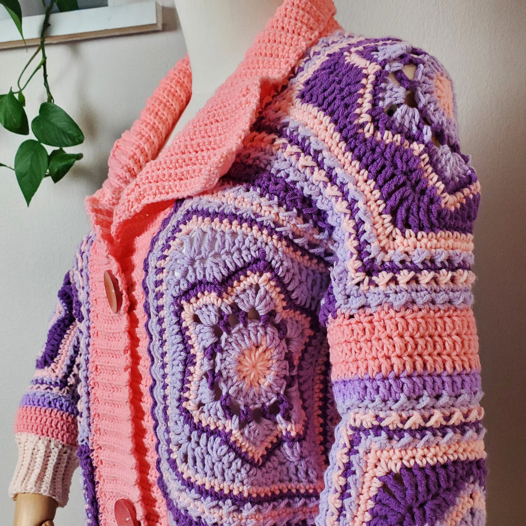Gehäkelter Cardigan