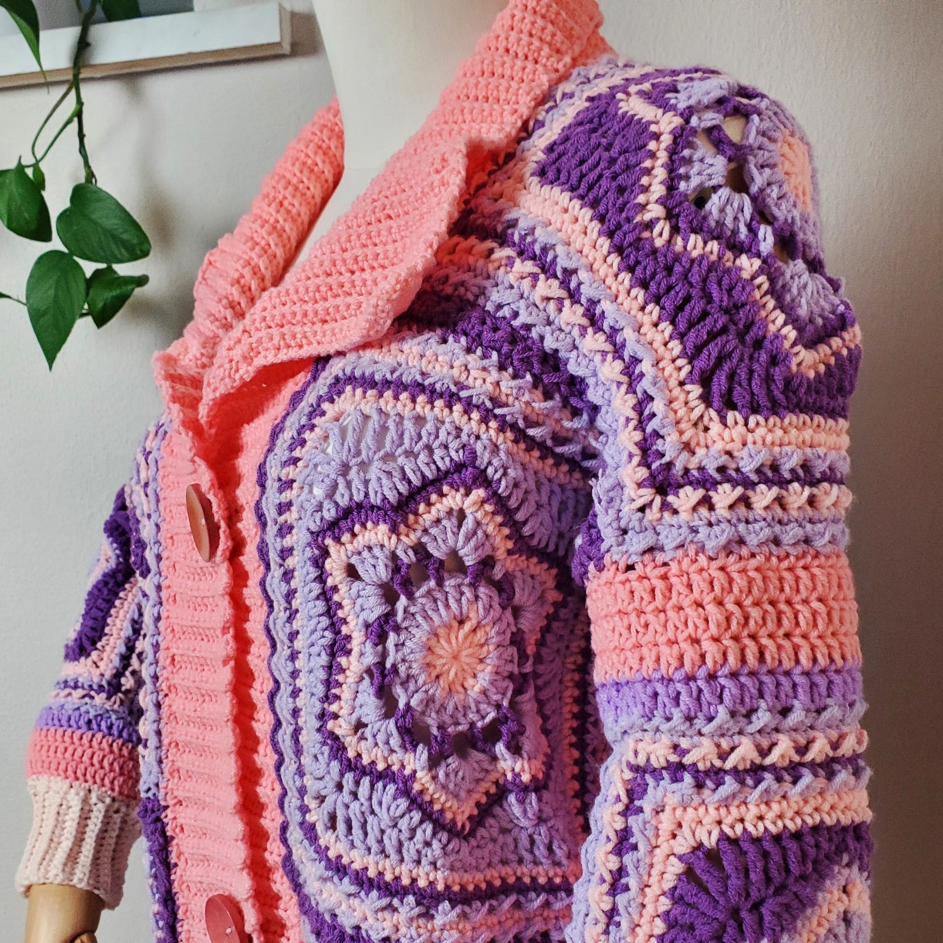 Gehäkelter Cardigan
