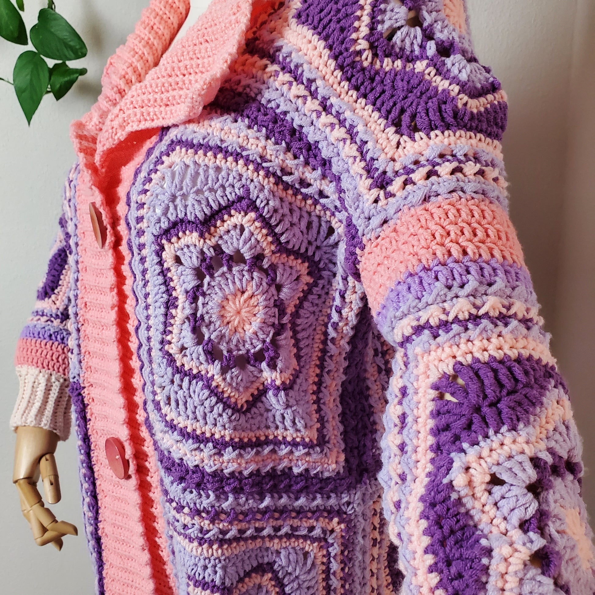 Gehäkelter Cardigan