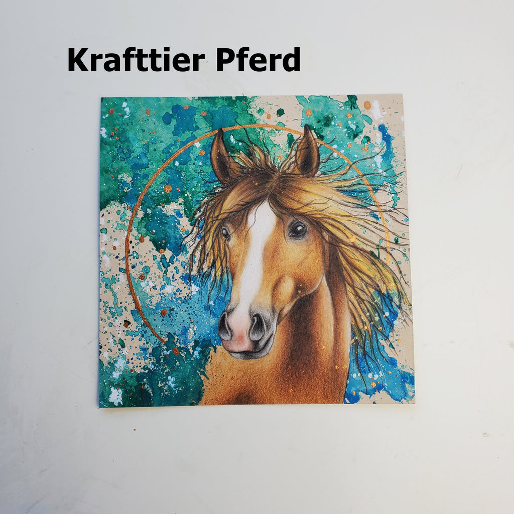 Individuelle Anfertigung - Gemaltes Krafttierbild