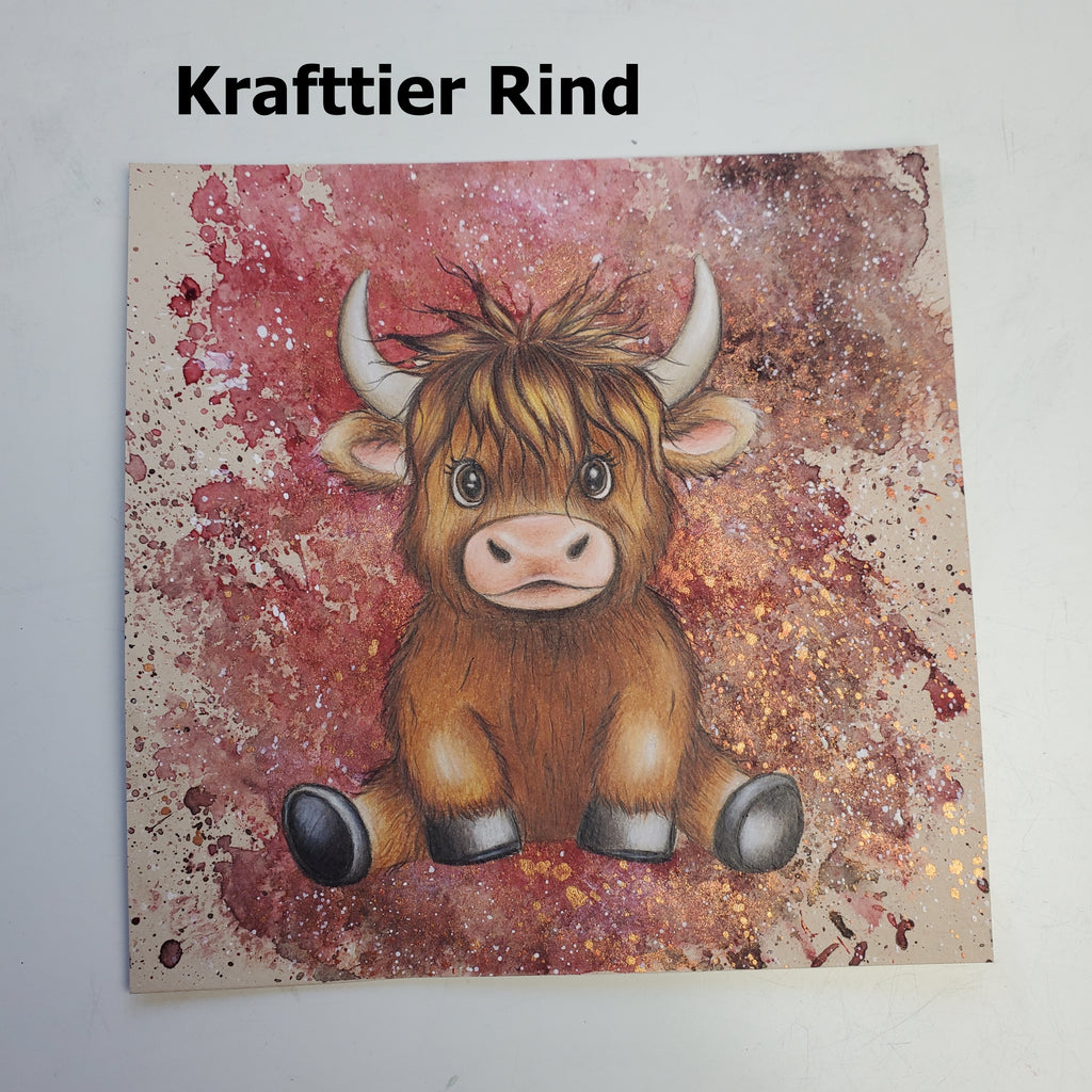 Individuelle Anfertigung - Gemaltes Krafttierbild