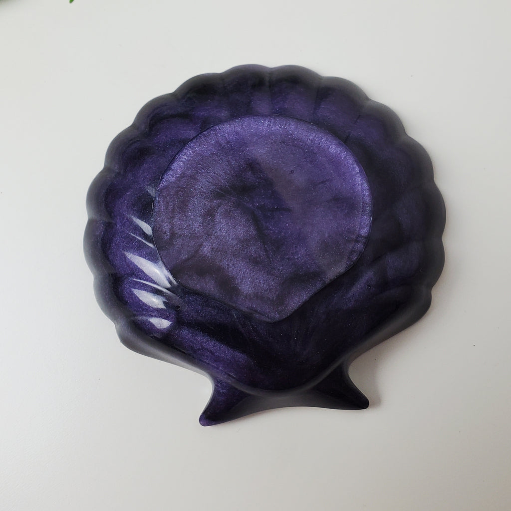 Muschelschale aus Epoxidharz