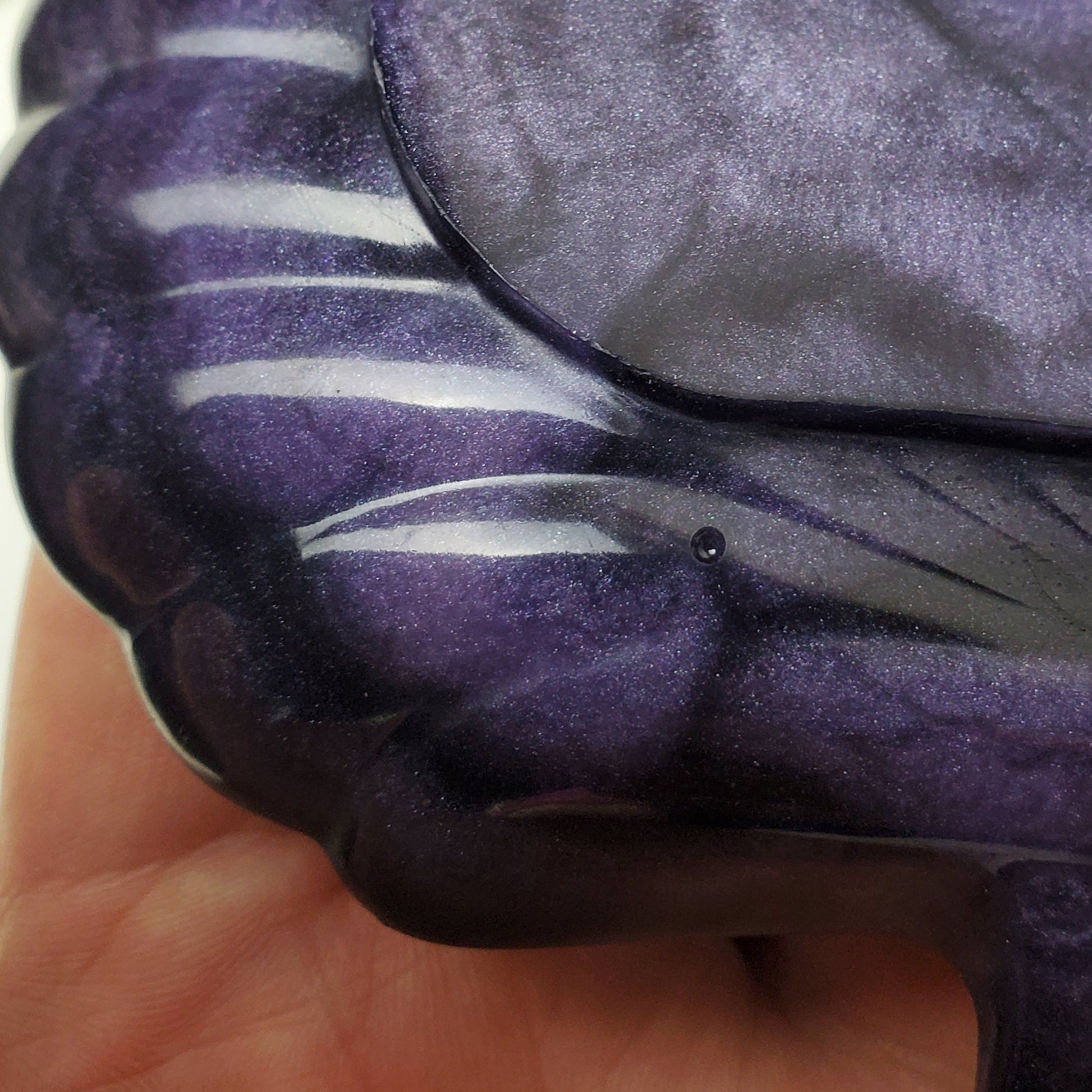 Muschelschale aus Epoxidharz
