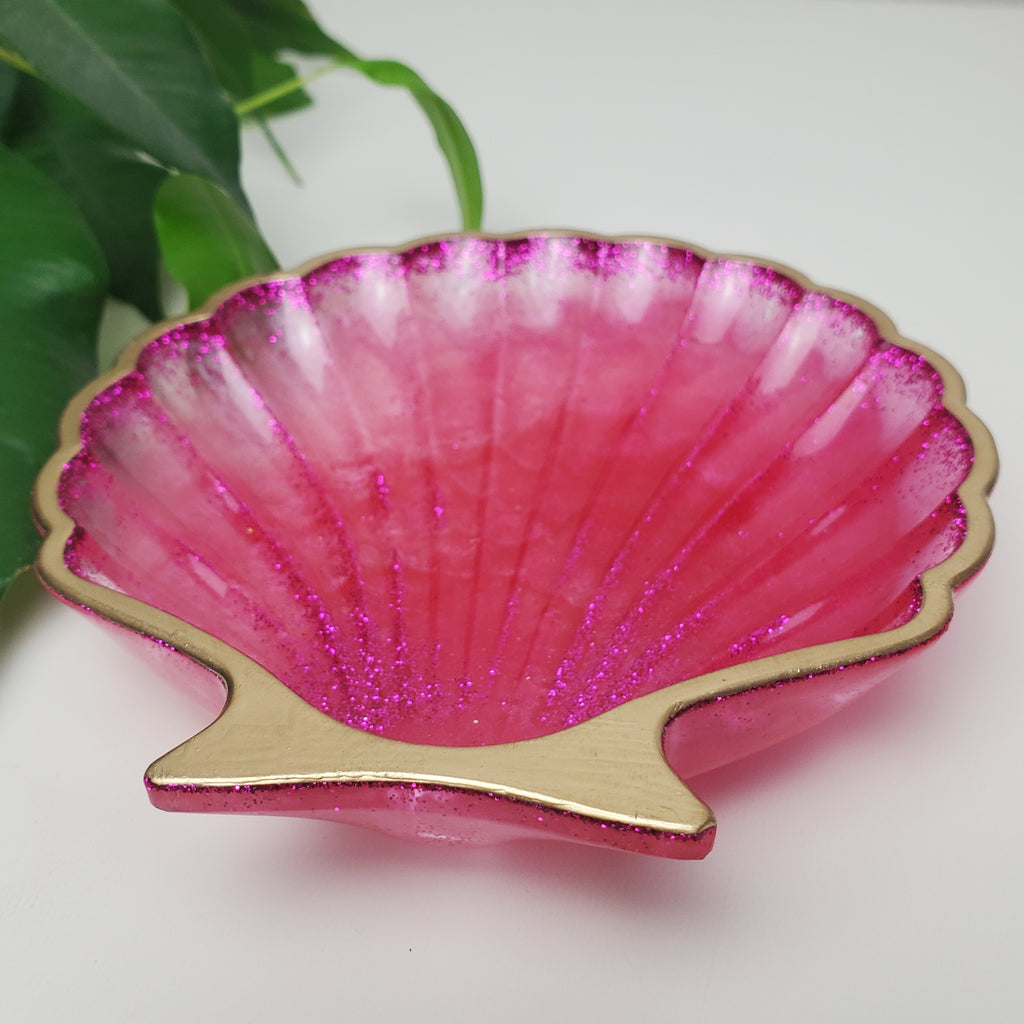 Muschelschale aus Epoxidharz