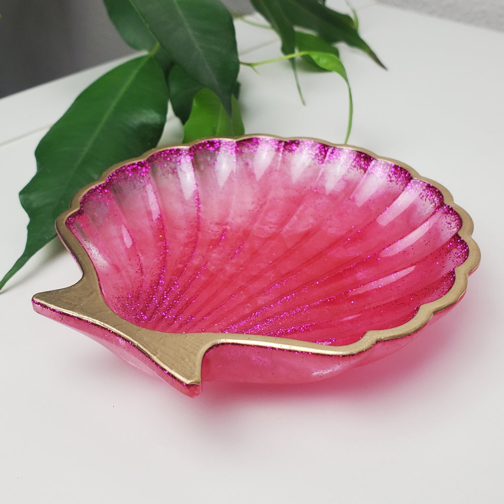 Muschelschale aus Epoxidharz