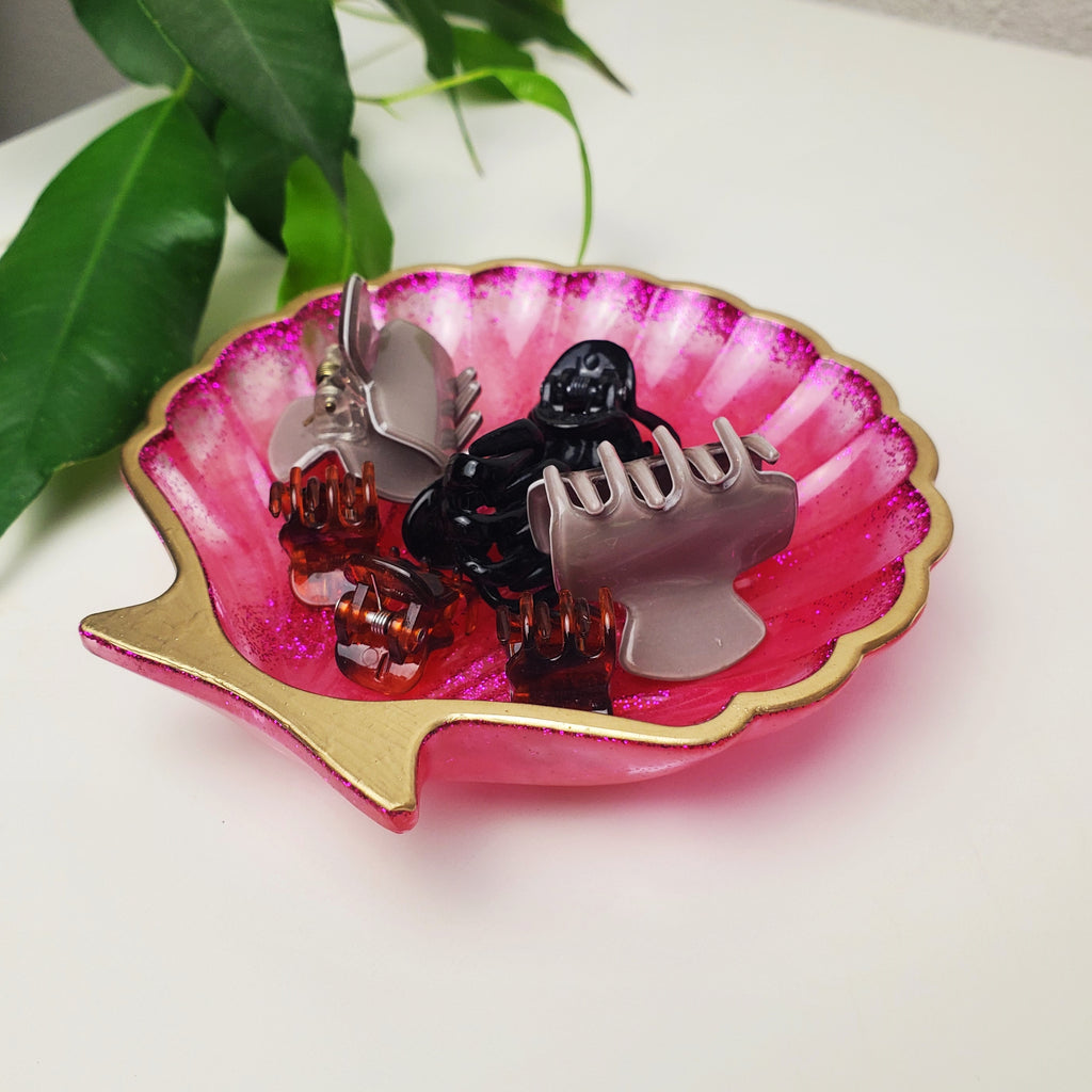 Muschelschale aus Epoxidharz