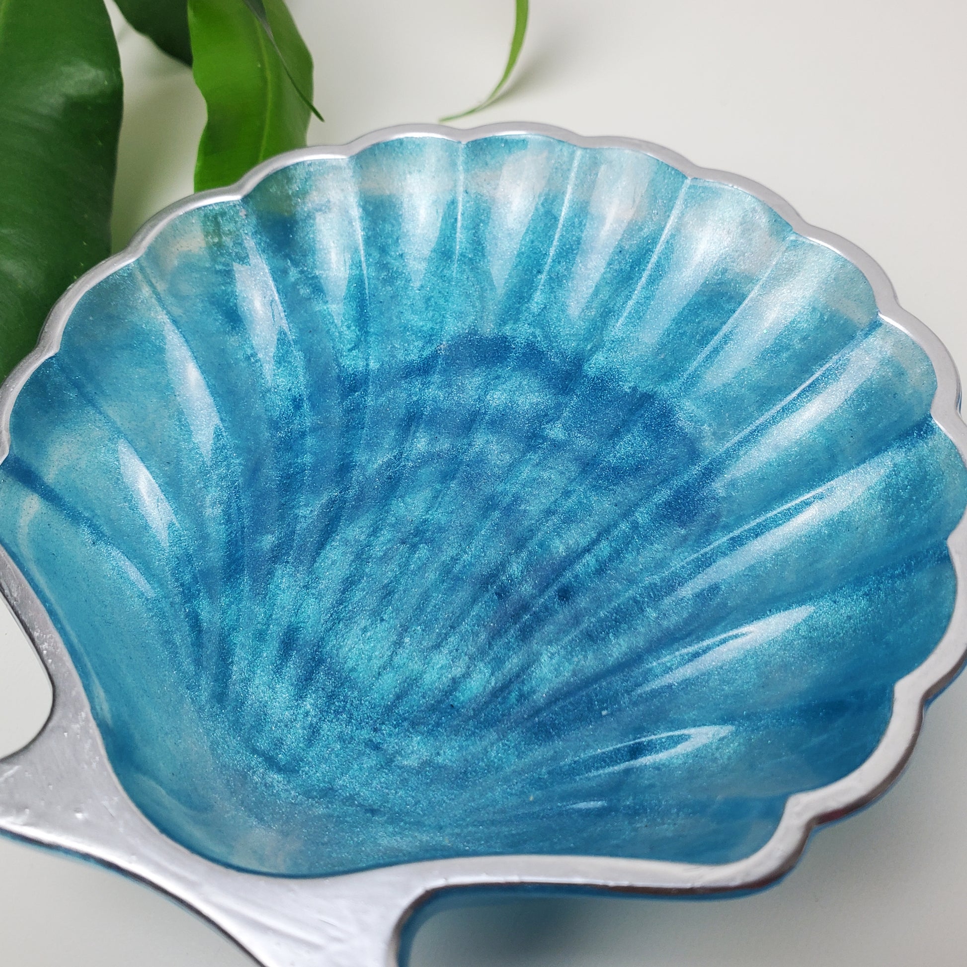 Muschelschale aus Epoxidharz