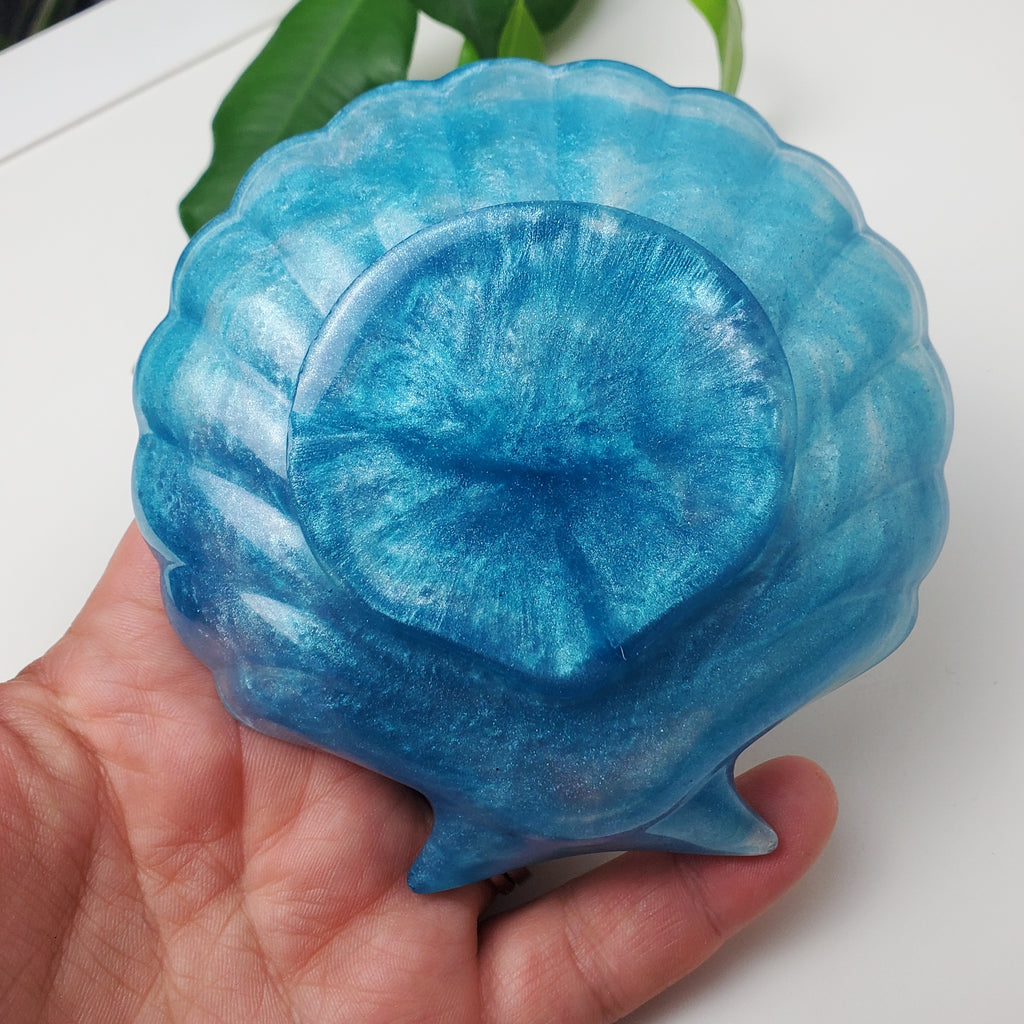 Muschelschale aus Epoxidharz