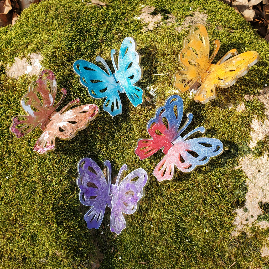 Dekoschmetterling aus Epoxidharz