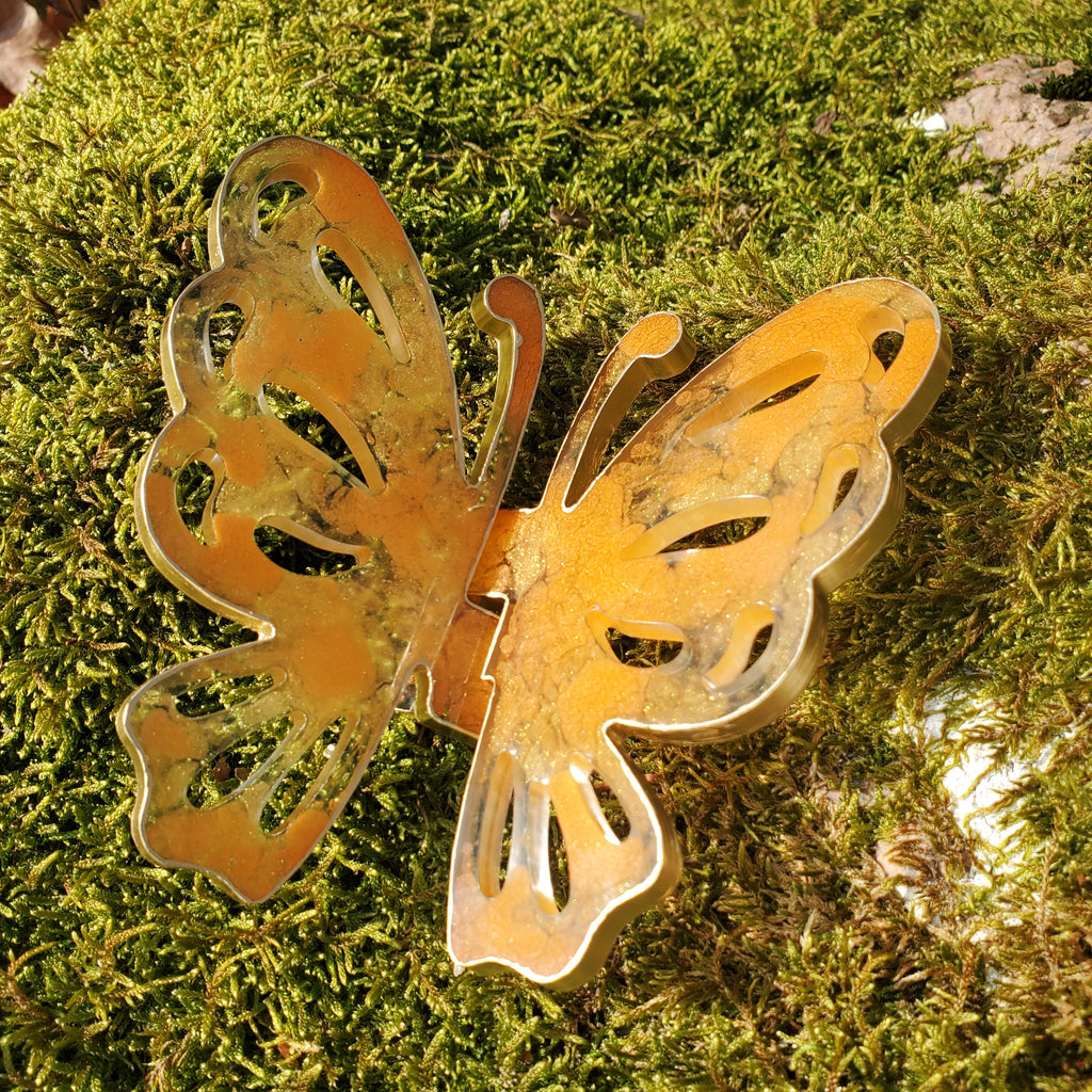Dekoschmetterling aus Epoxidharz