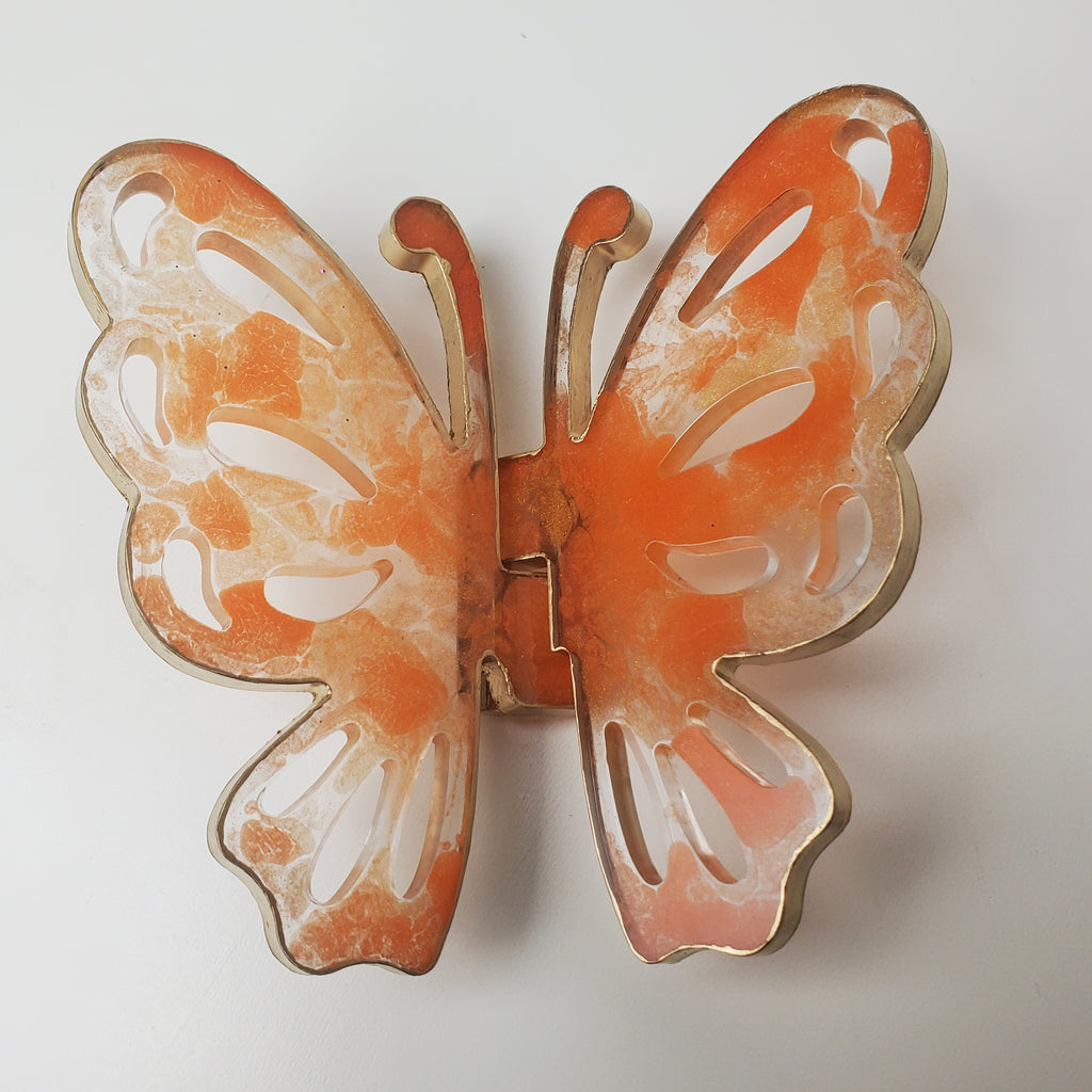 Dekoschmetterling aus Epoxidharz