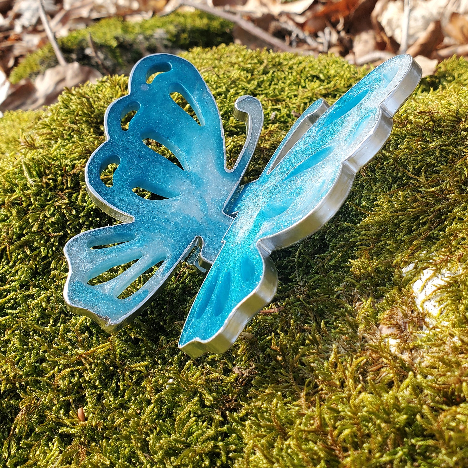 Dekoschmetterling aus Epoxidharz