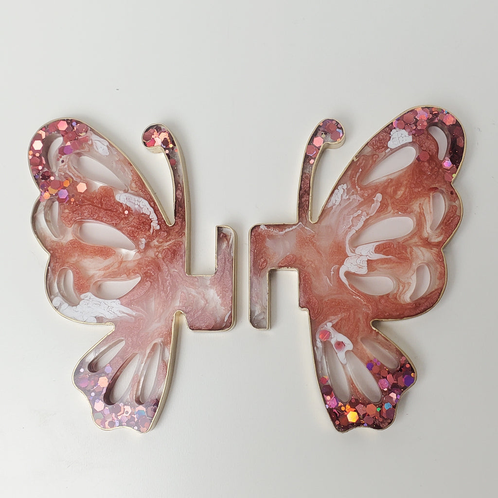Dekoschmetterling aus Epoxidharz