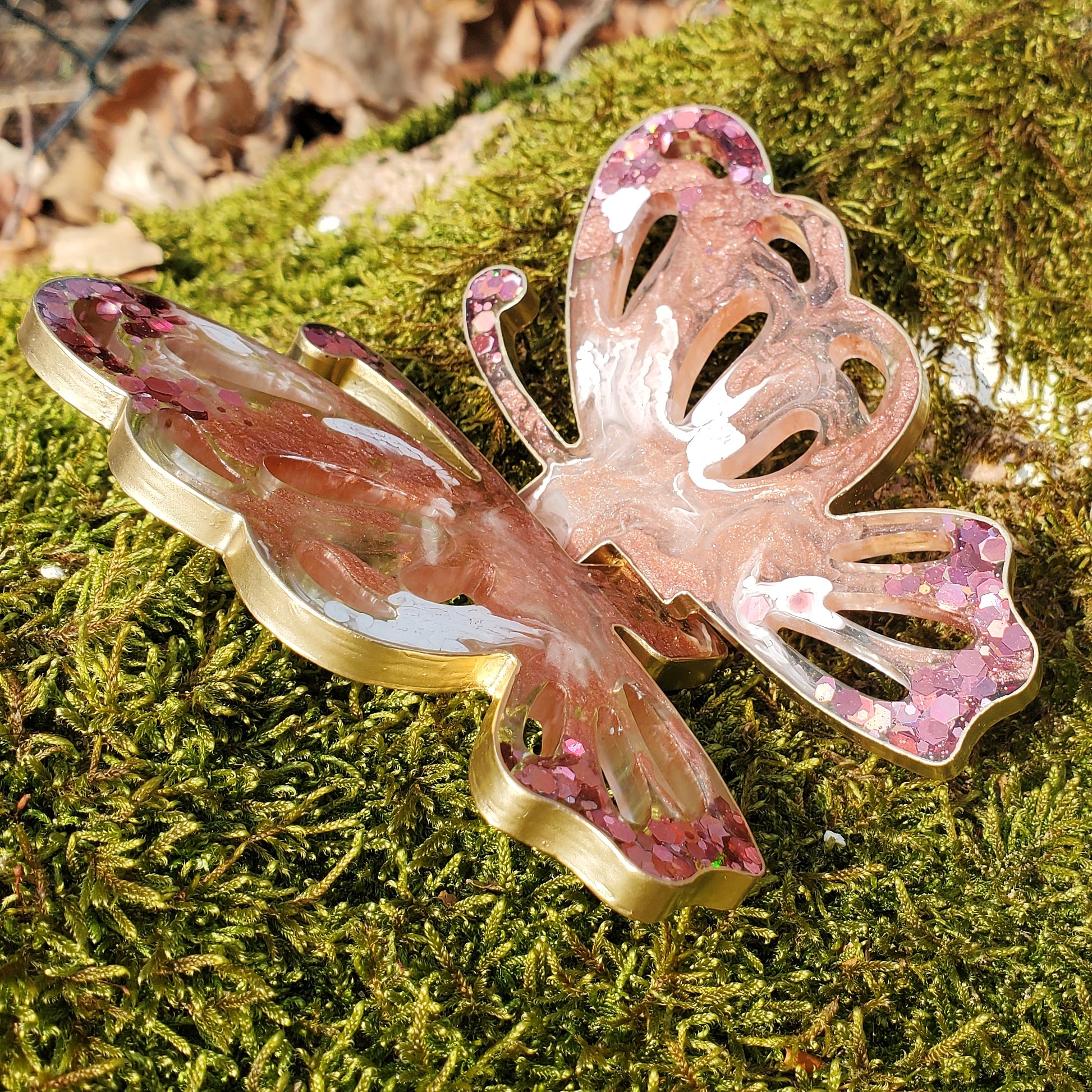 Dekoschmetterling aus Epoxidharz