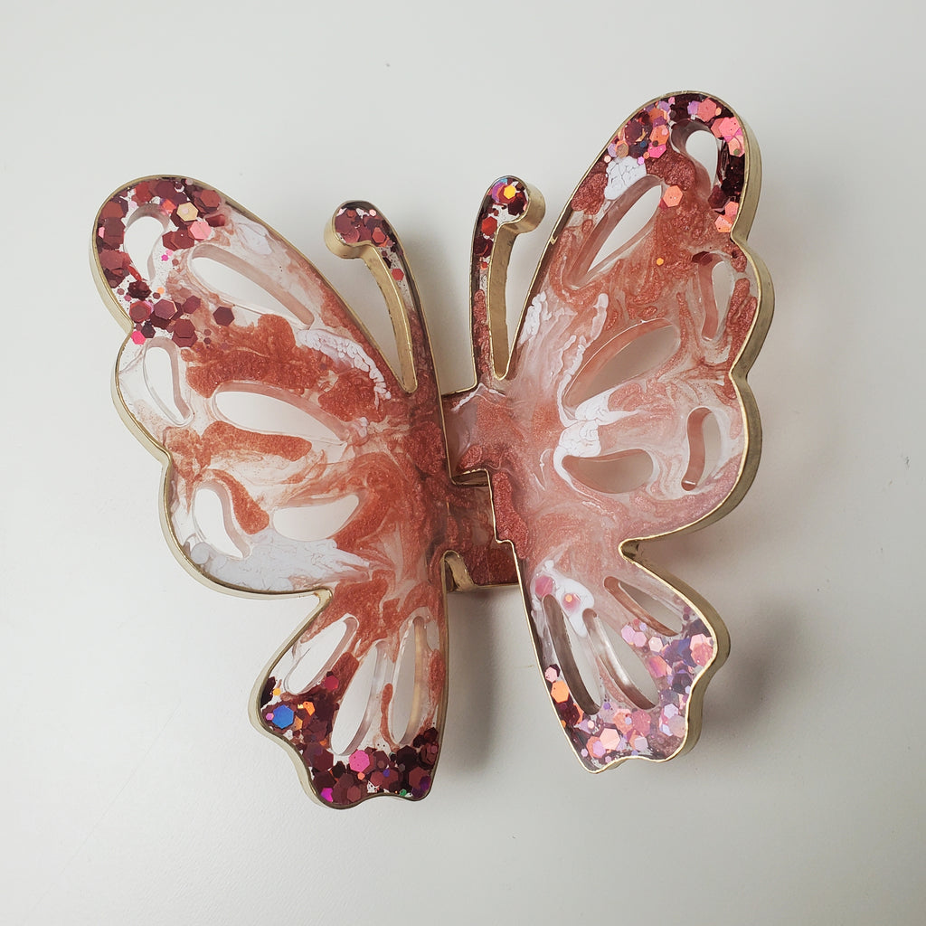 Dekoschmetterling aus Epoxidharz