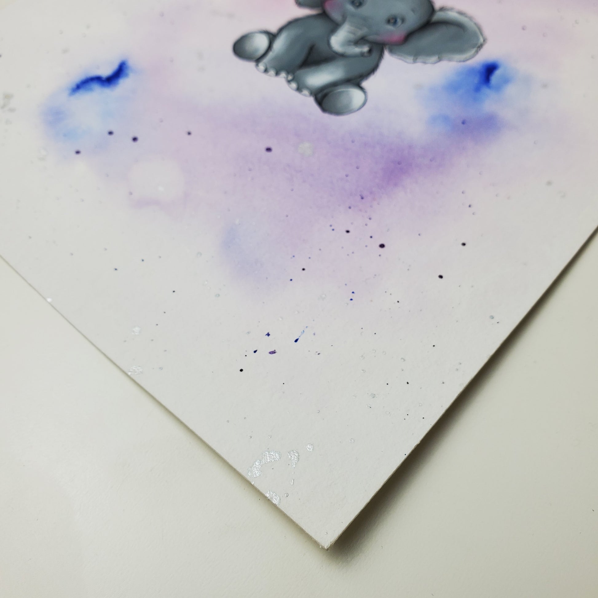 Krafttier Elefant –  handgemaltes magisches Tierportrait