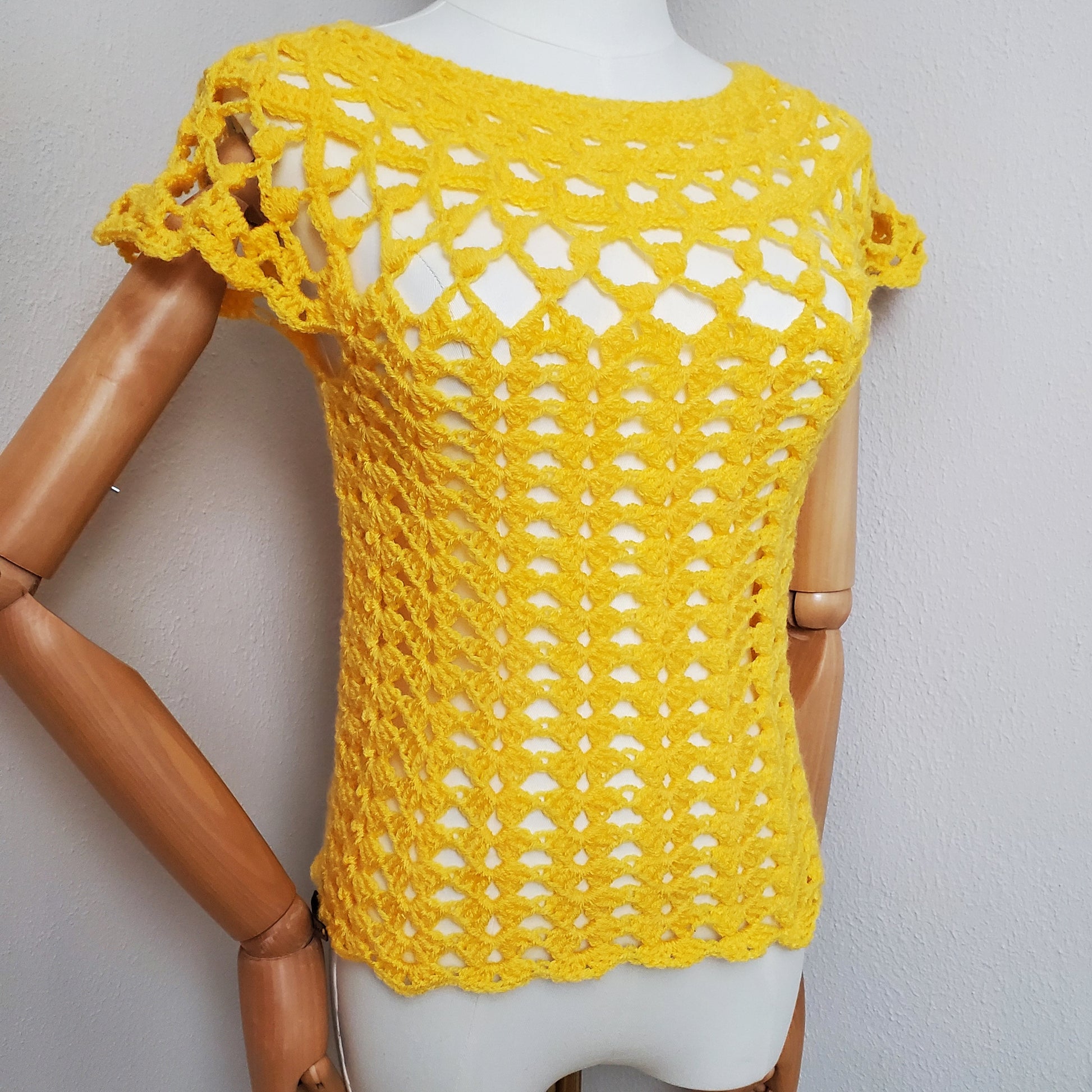 Gehäkeltes Shirt 'Sommerliebe'