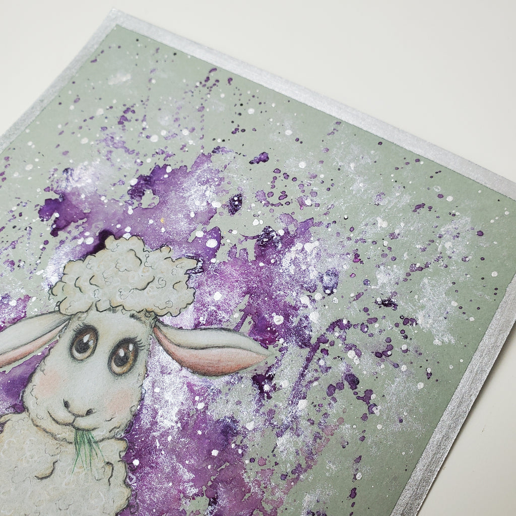Krafttier Schaf –  handgemaltes magisches Tierportrait