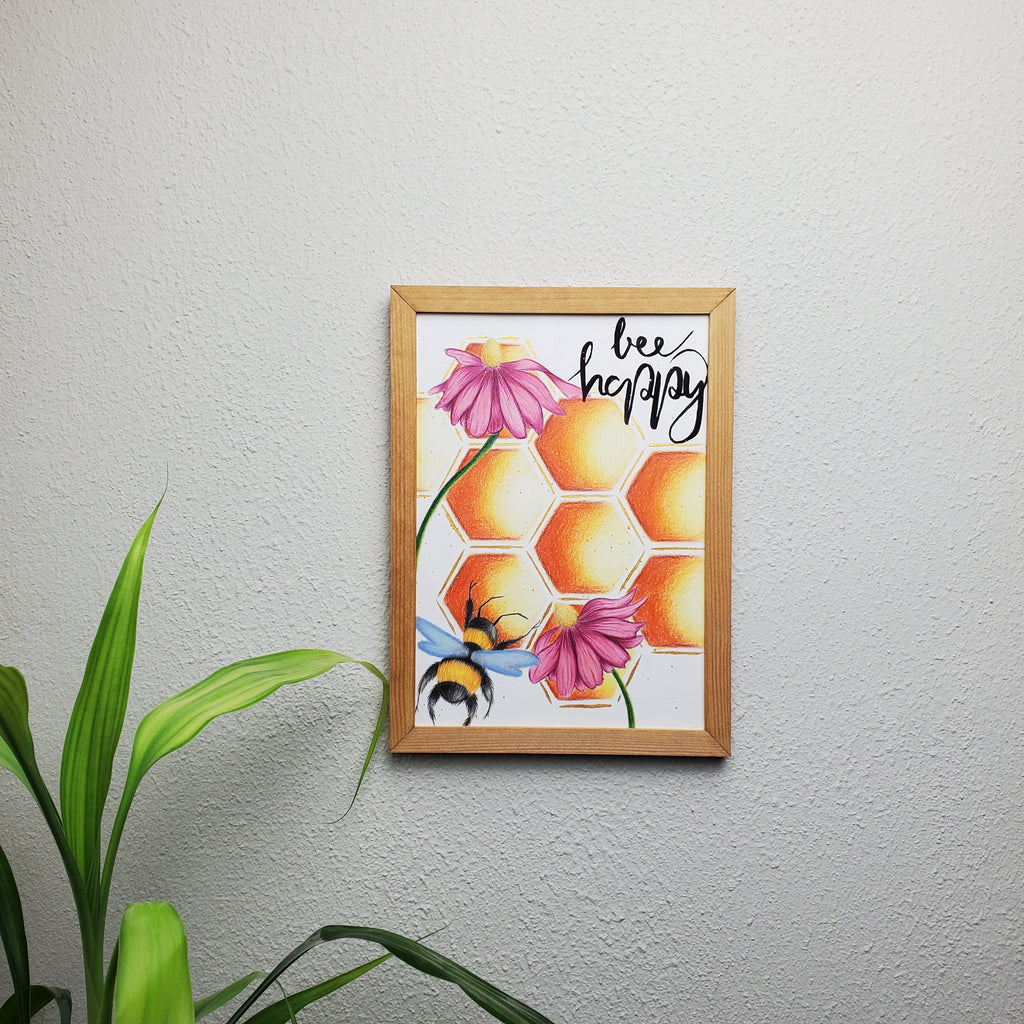 Bee Happy Glücksbild