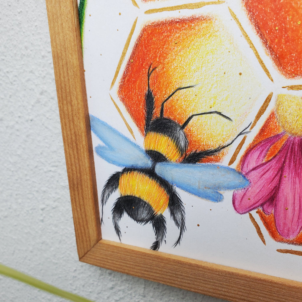 Bee Happy Glücksbild