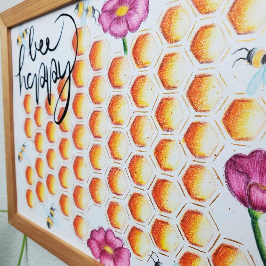 Bee Happy Glücksbild
