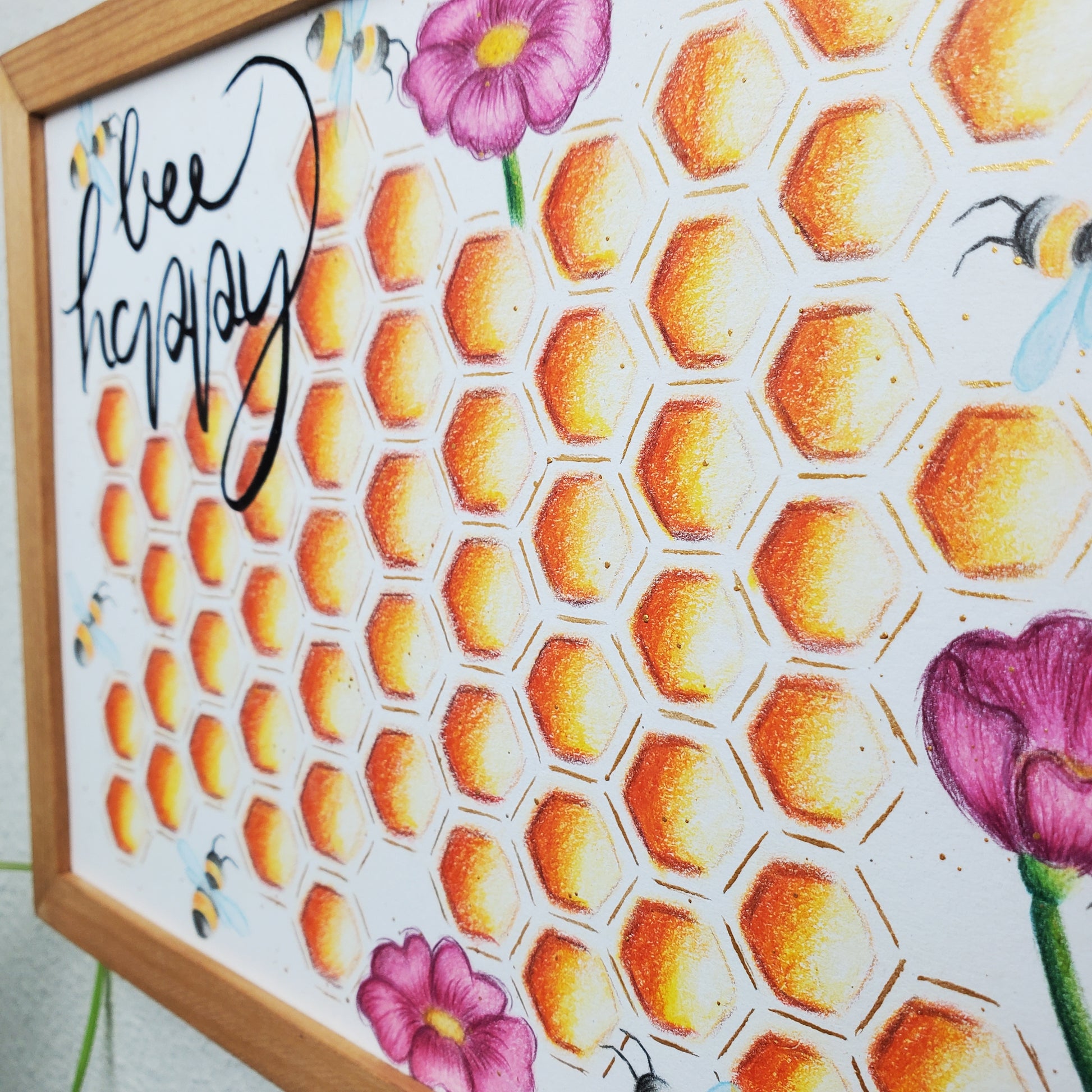 Bee Happy Glücksbild