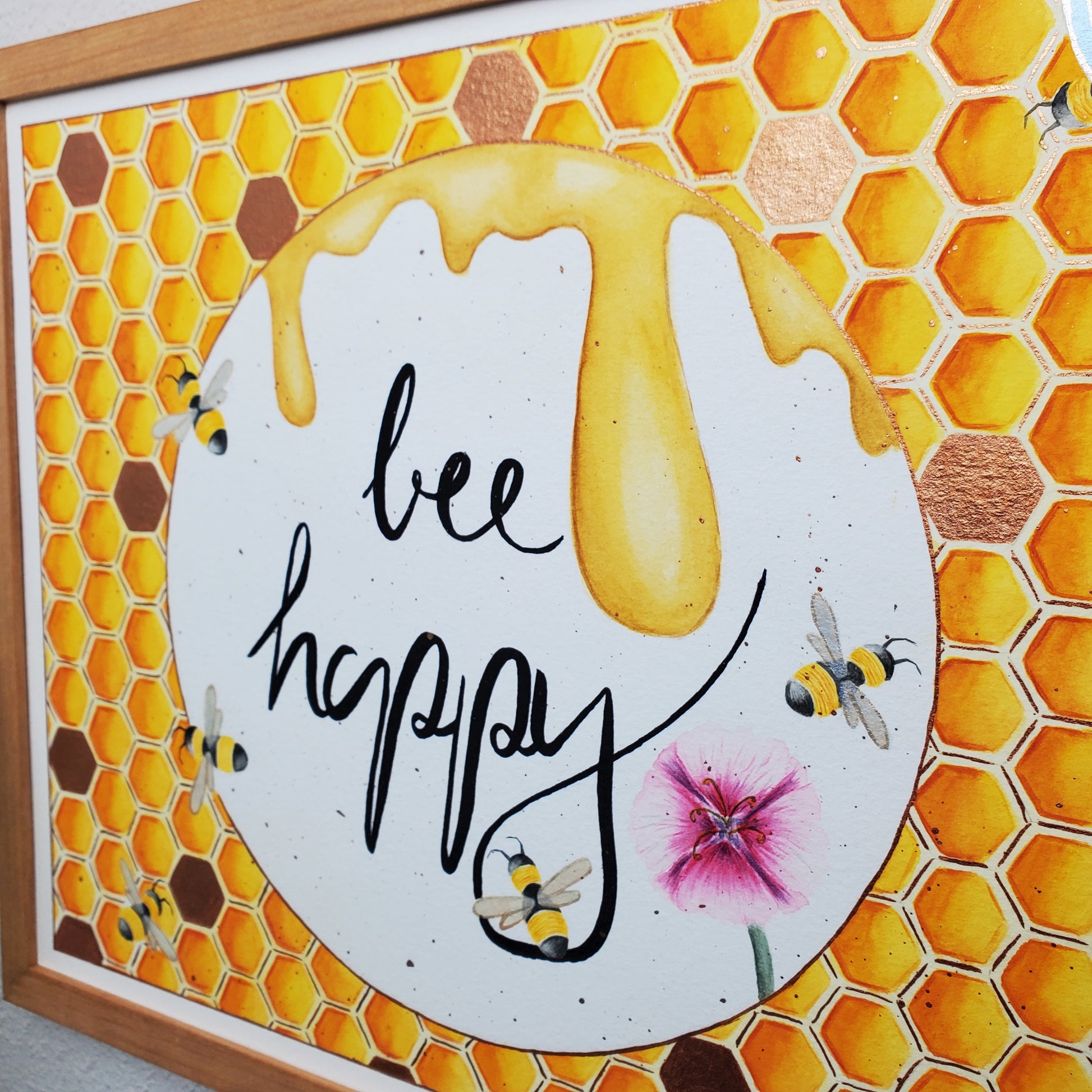 Bee Happy Glücksbild
