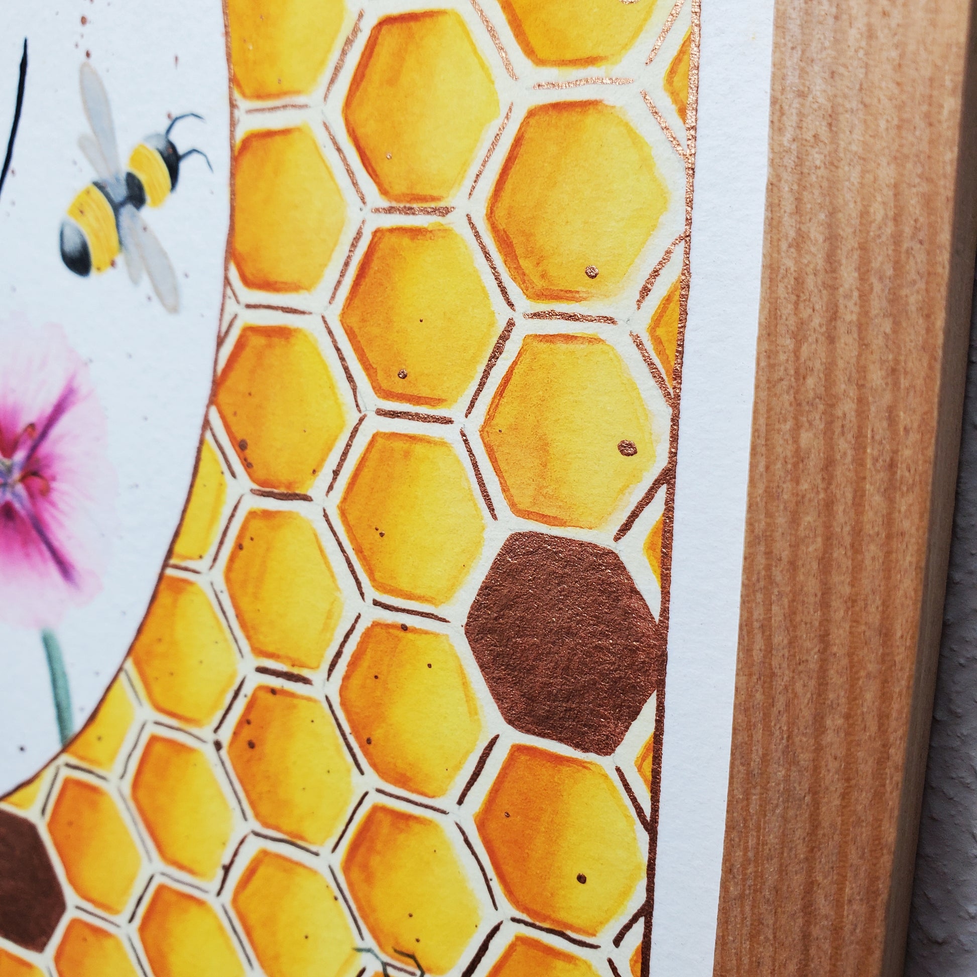 Bee Happy Glücksbild