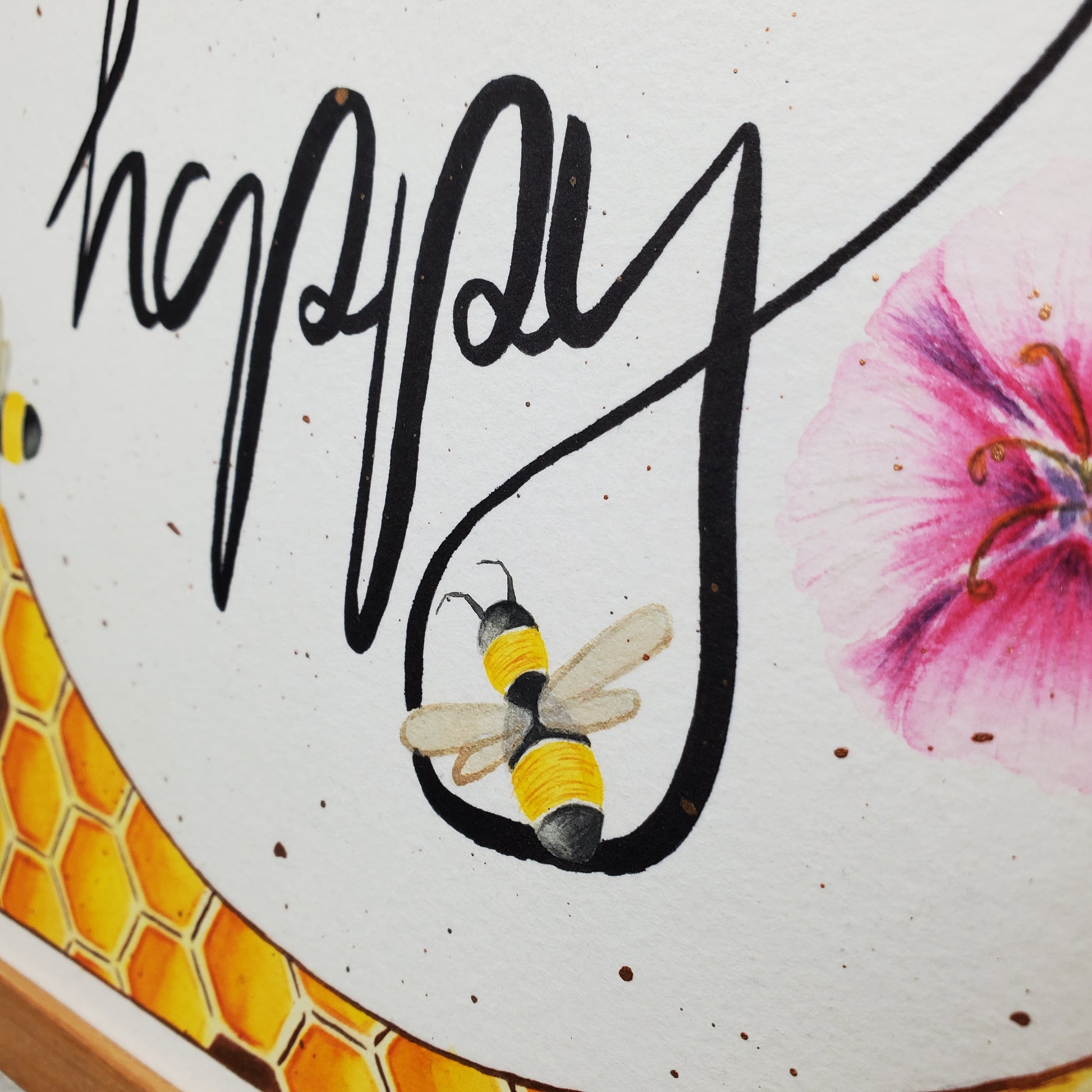 Bee Happy Glücksbild