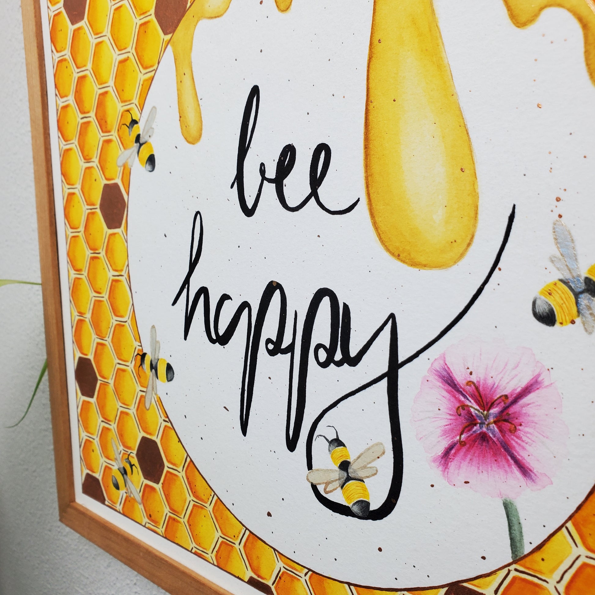 Bee Happy Glücksbild
