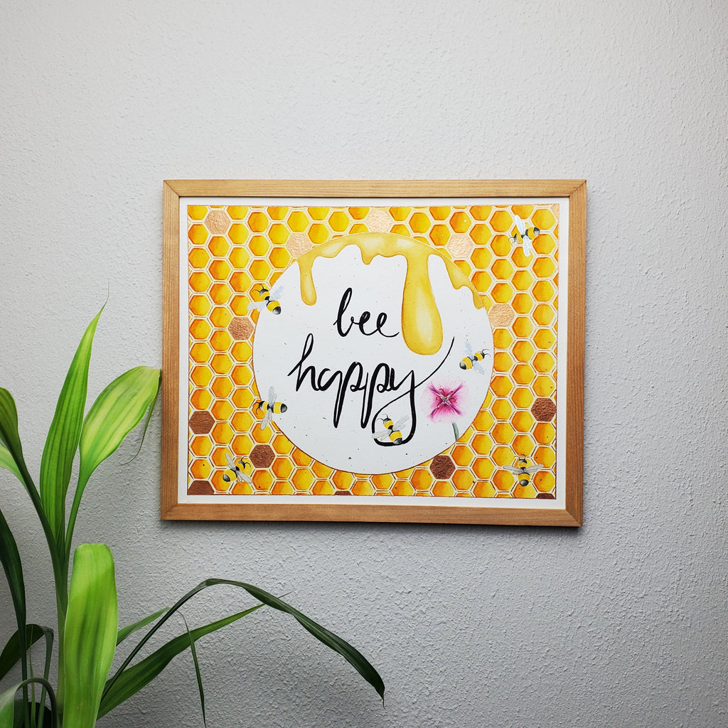 Bee Happy Glücksbild