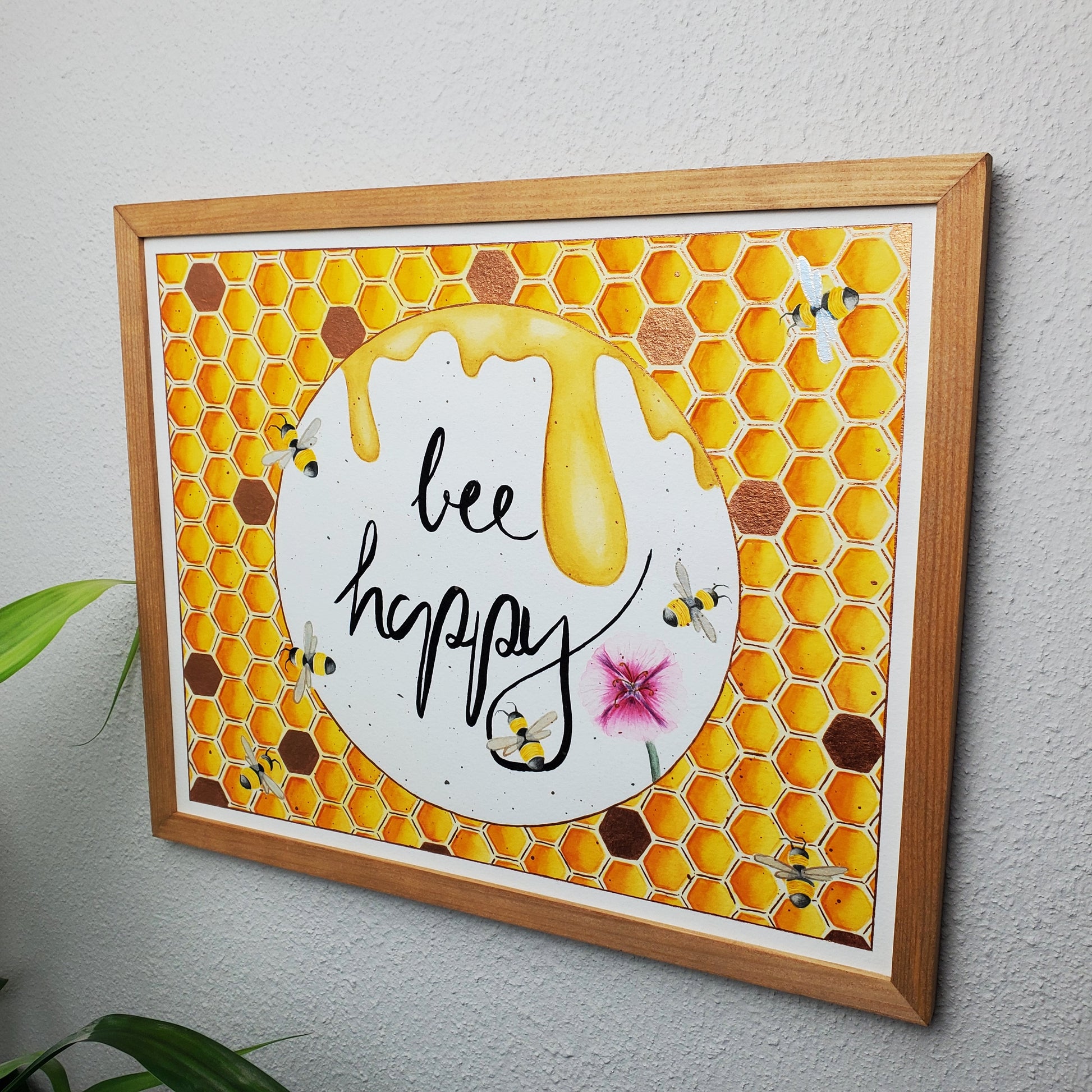 Bee Happy Glücksbild