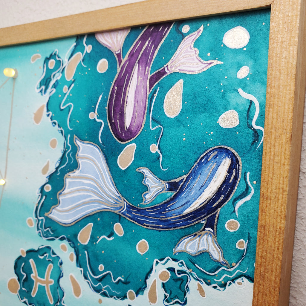Leuchtendes Sternzeichen 'Fische'