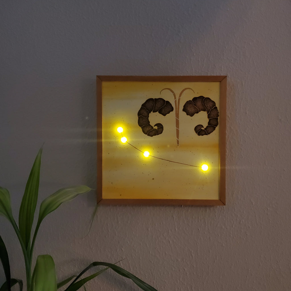 Individuelle Anfertigung - Leuchtendes Sternzeichenbild