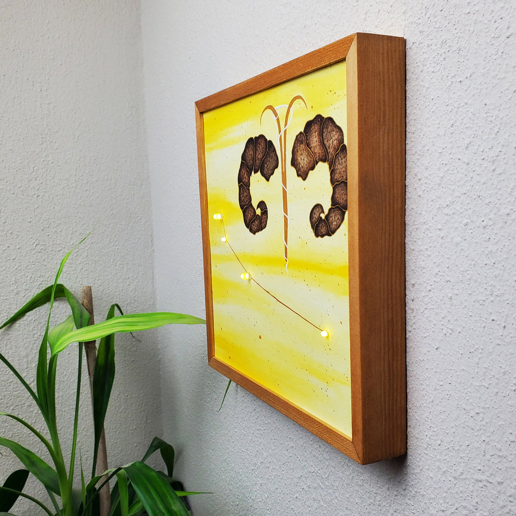 Individuelle Anfertigung - Leuchtendes Sternzeichenbild
