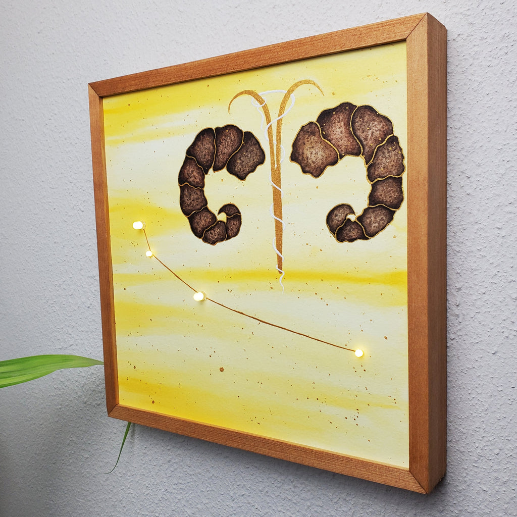 Individuelle Anfertigung - Leuchtendes Sternzeichenbild