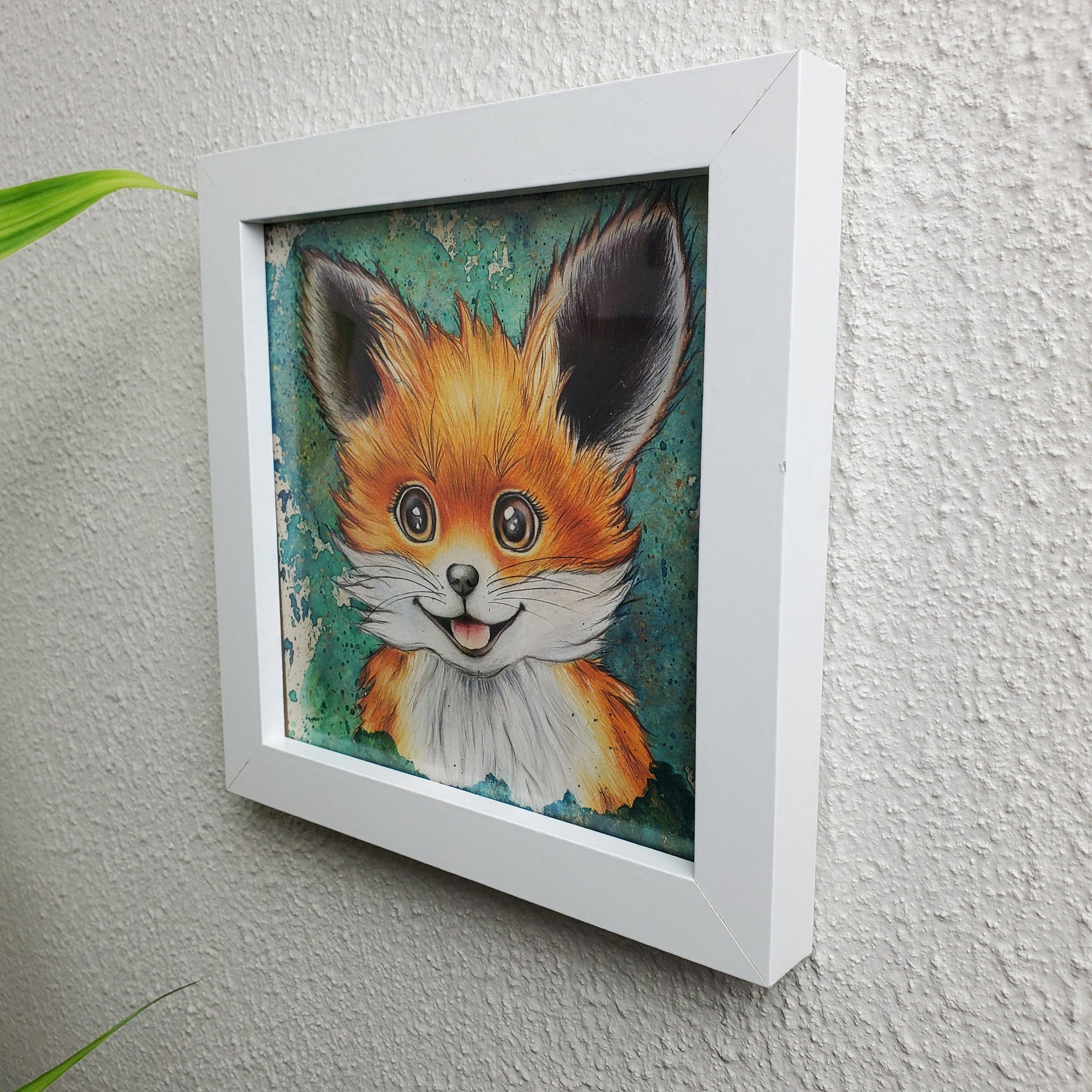 Krafttier Fuchs –  handgemaltes magisches Tierportrait