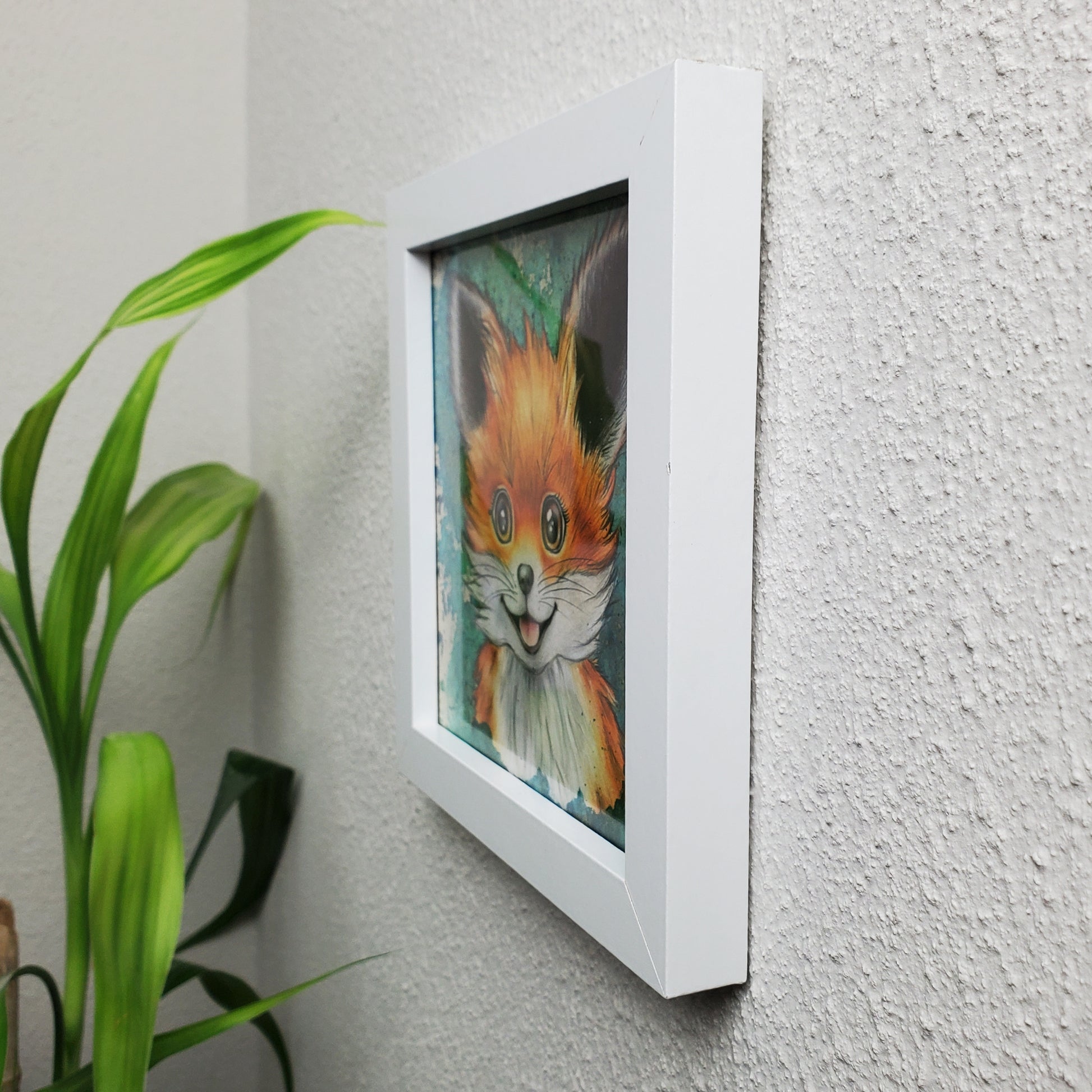 Krafttier Fuchs –  handgemaltes magisches Tierportrait